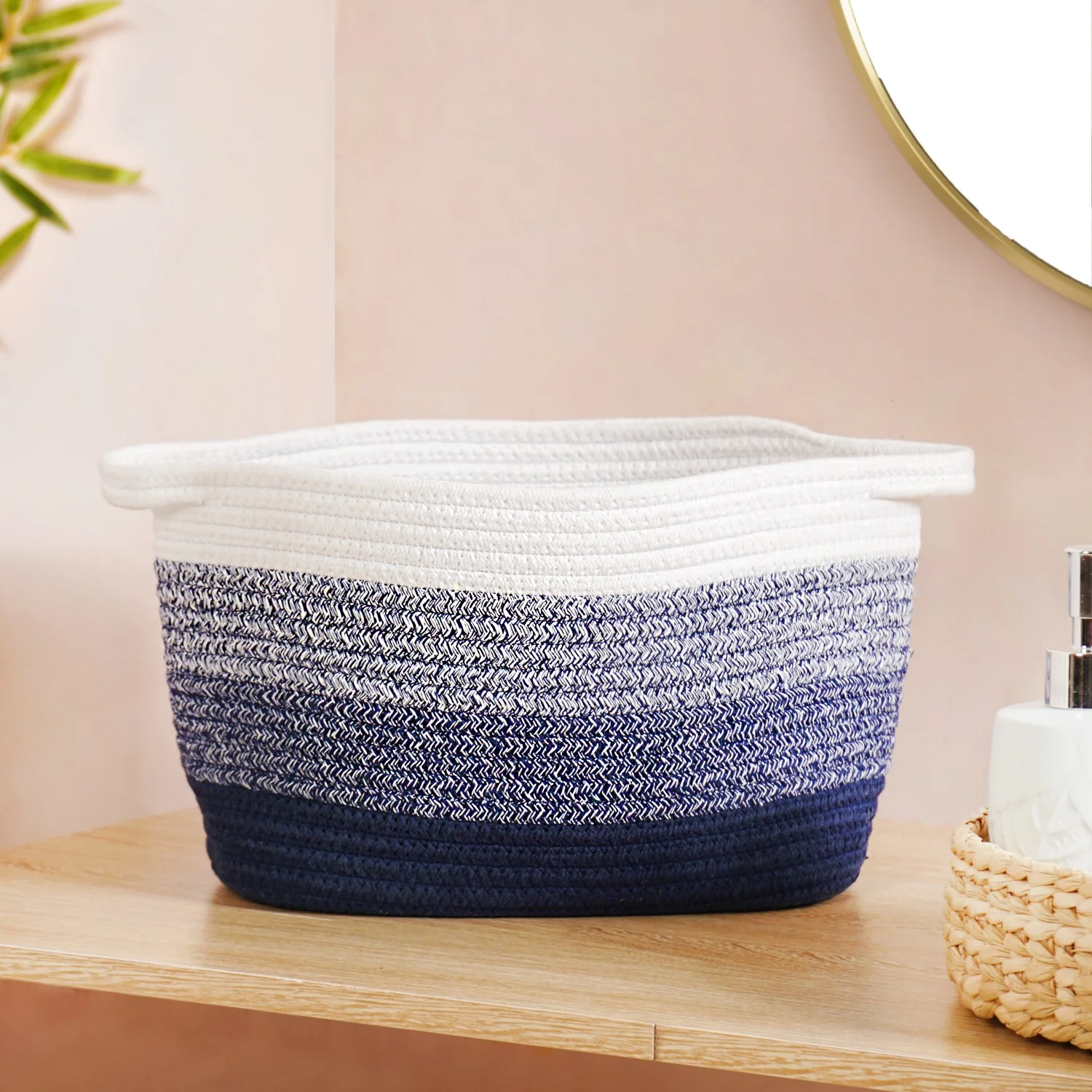 Sea Shore Laundry Basket 20cm - Image 9