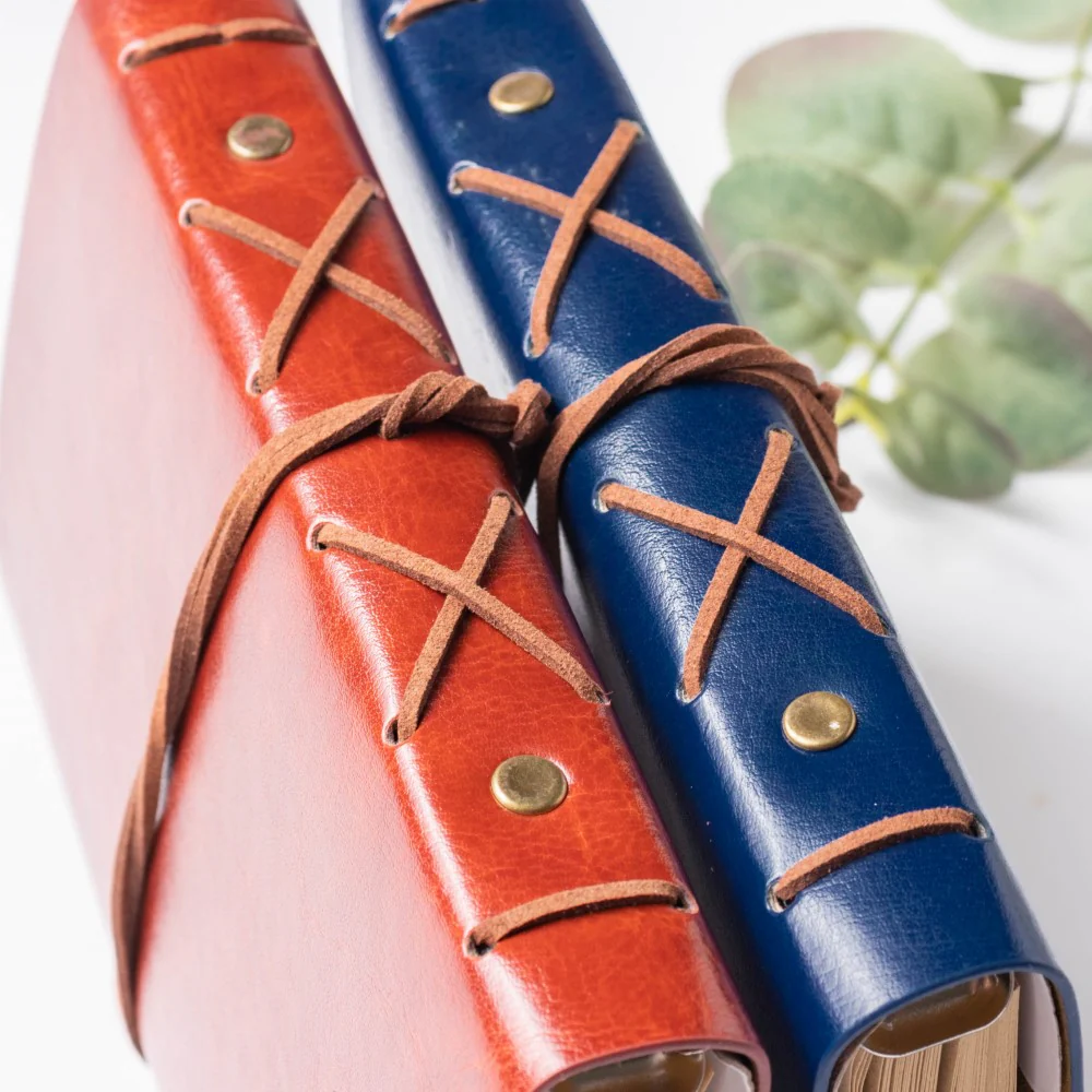 Seafarer Leather Journal With Anchor Tassel Blue 75 Pages - Image 3