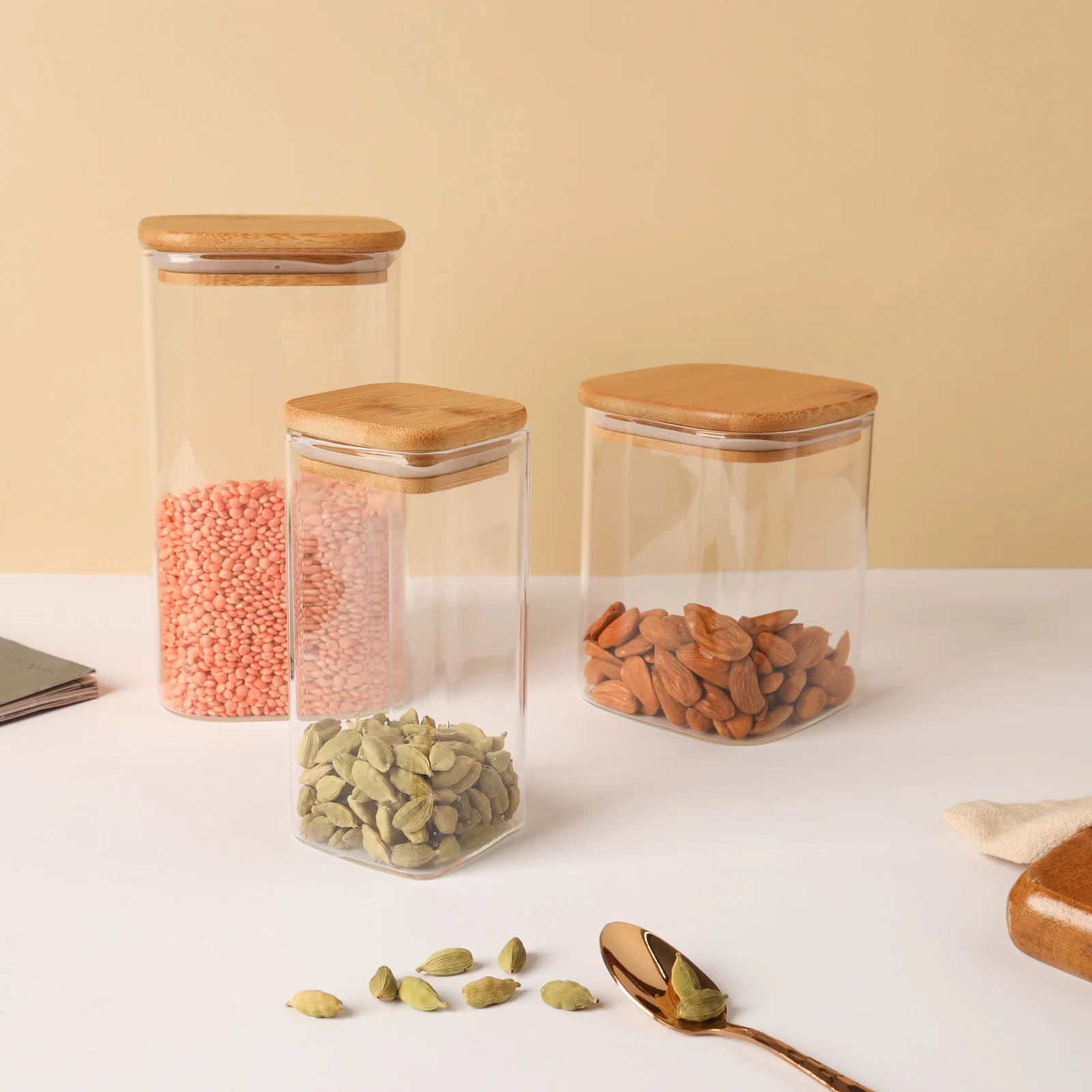 Seal Glass Jar Set of 3 - Image 6