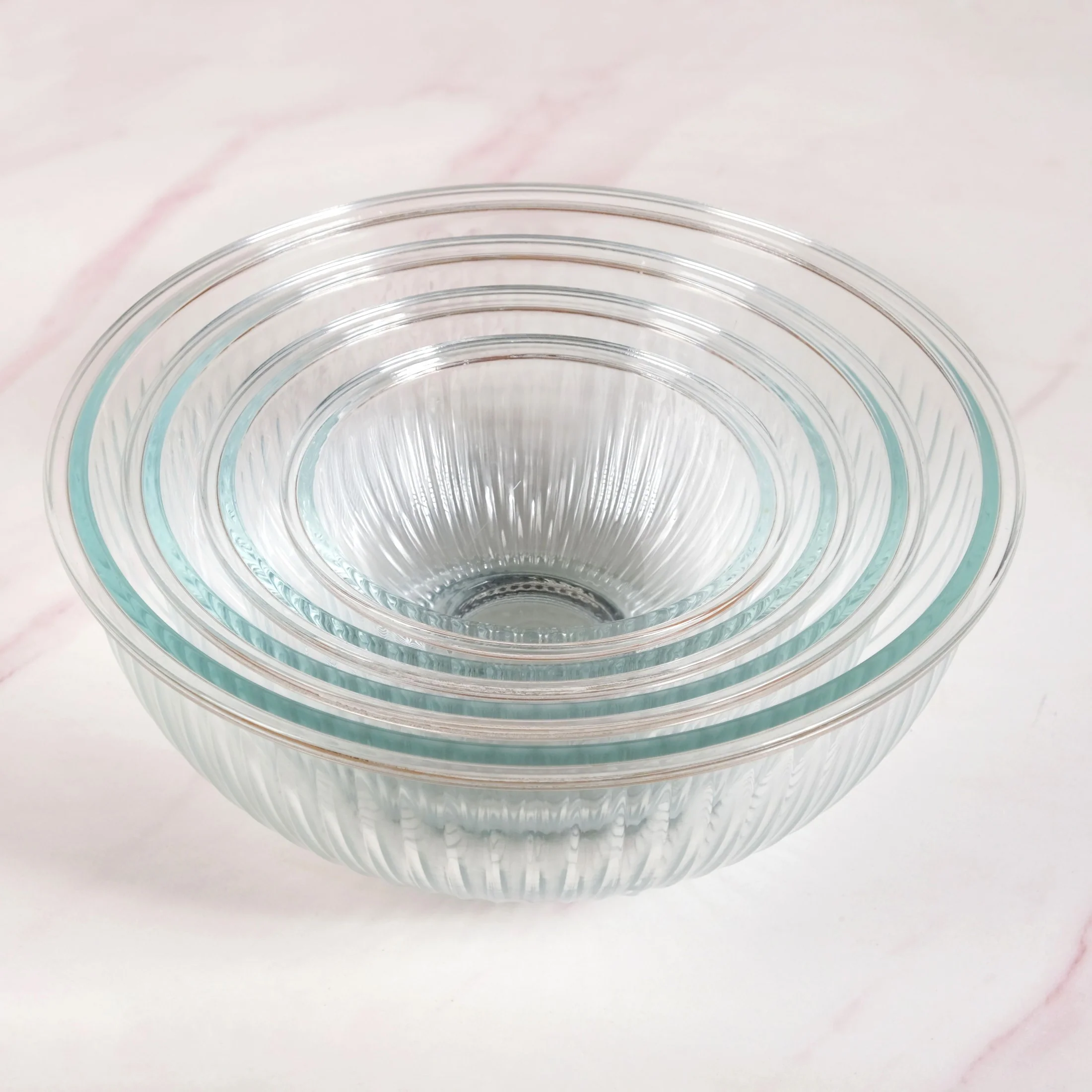 Sealpro Fluted Glass Container Set Of 4 S 500ml M 1000ml L 2000ml XL 3500ml - Image 9