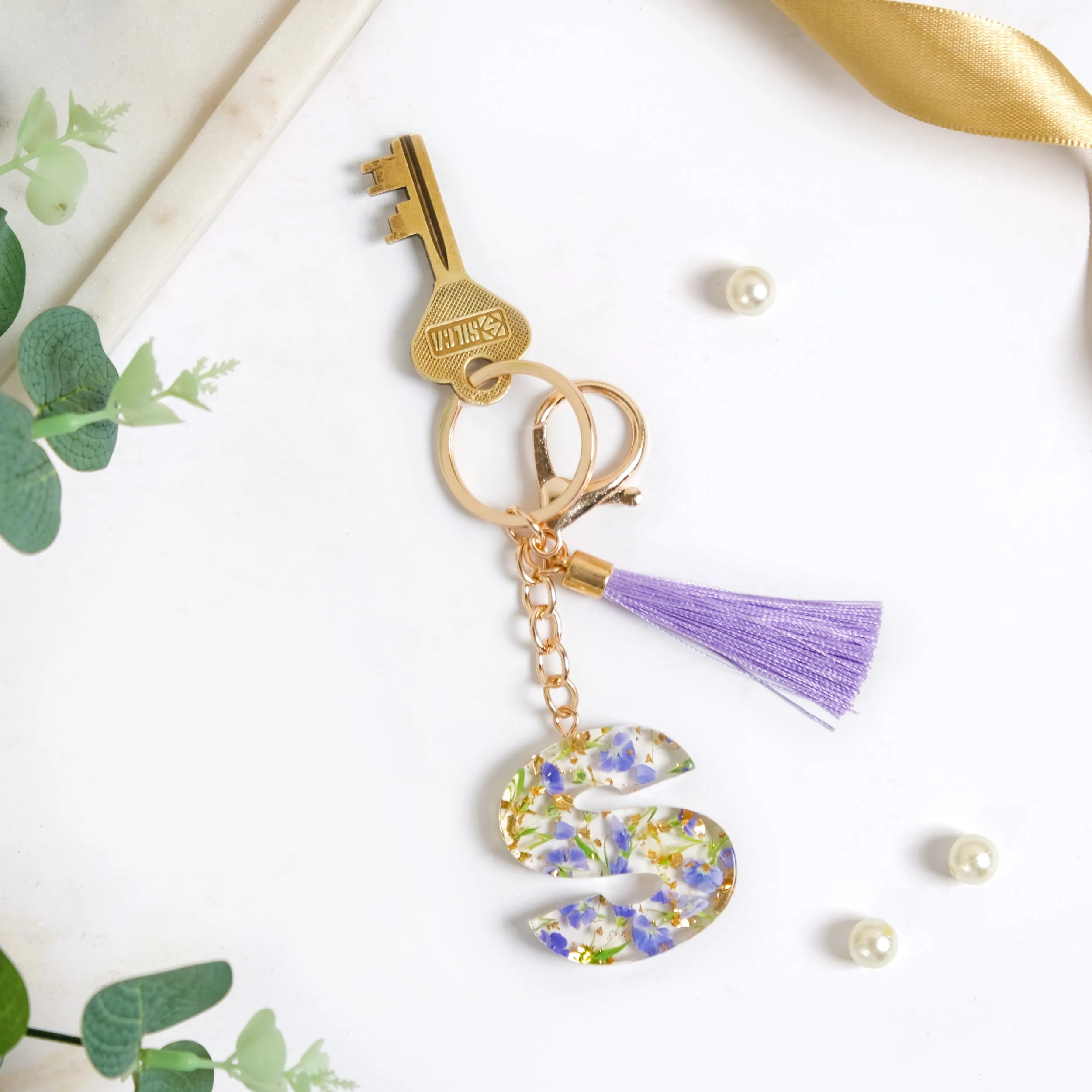 Secret Garden S Keychain With Satin Tassel - Image 8