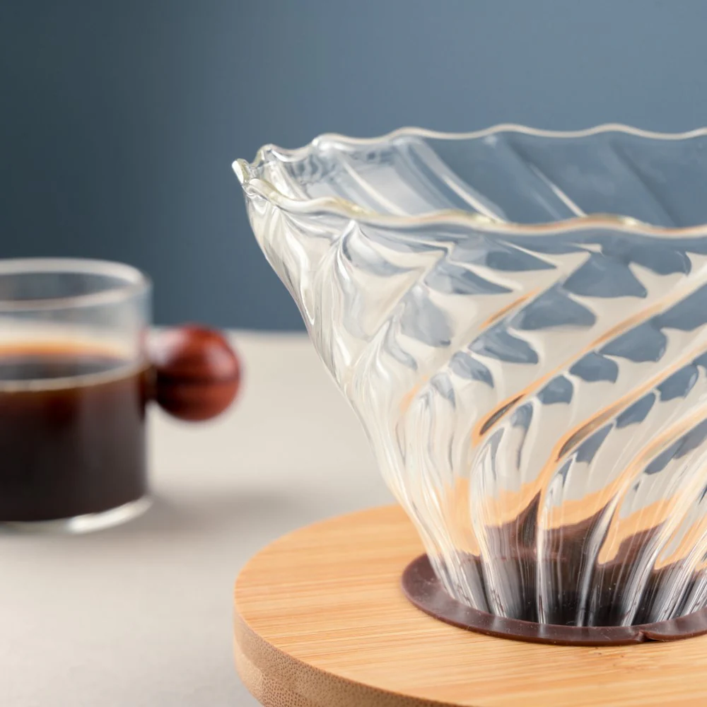 Self Brew V60 Glass Drip Coffee Maker with Pot 700ml - Image 7