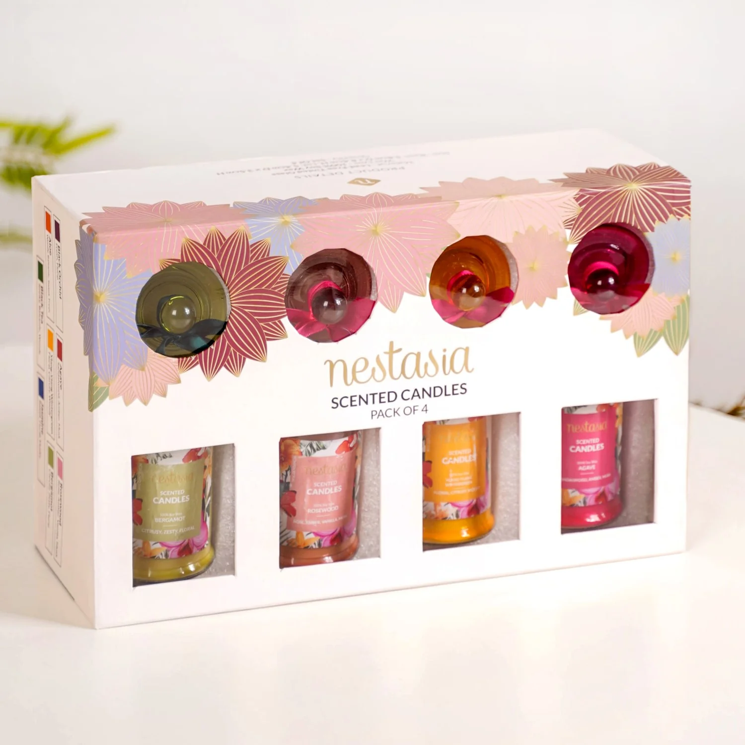 Serene Scents Fragrant Candle Gift Set Of 4 - Image 2
