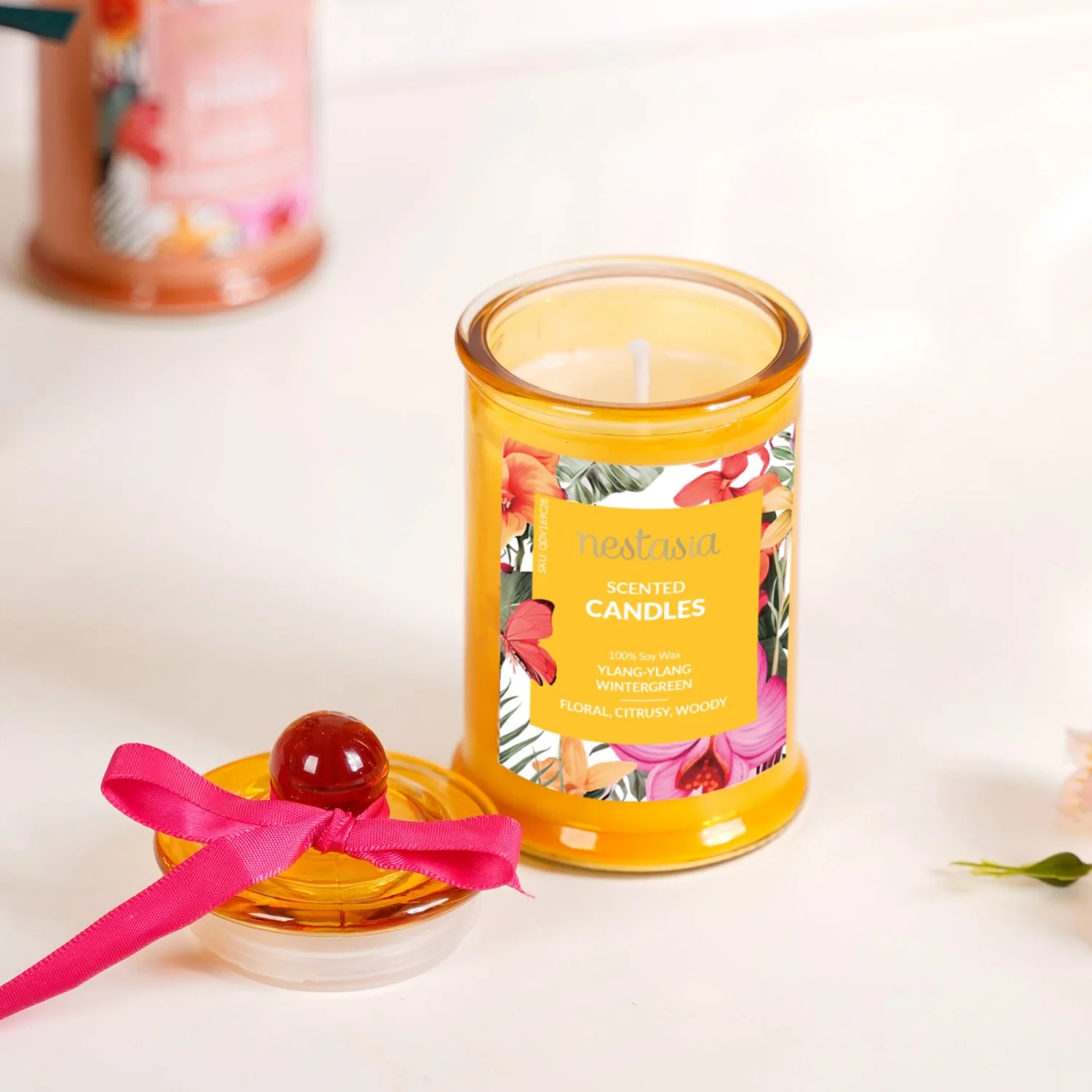 Serene Scents Fragrant Candle Gift Set Of 4 - Image 8