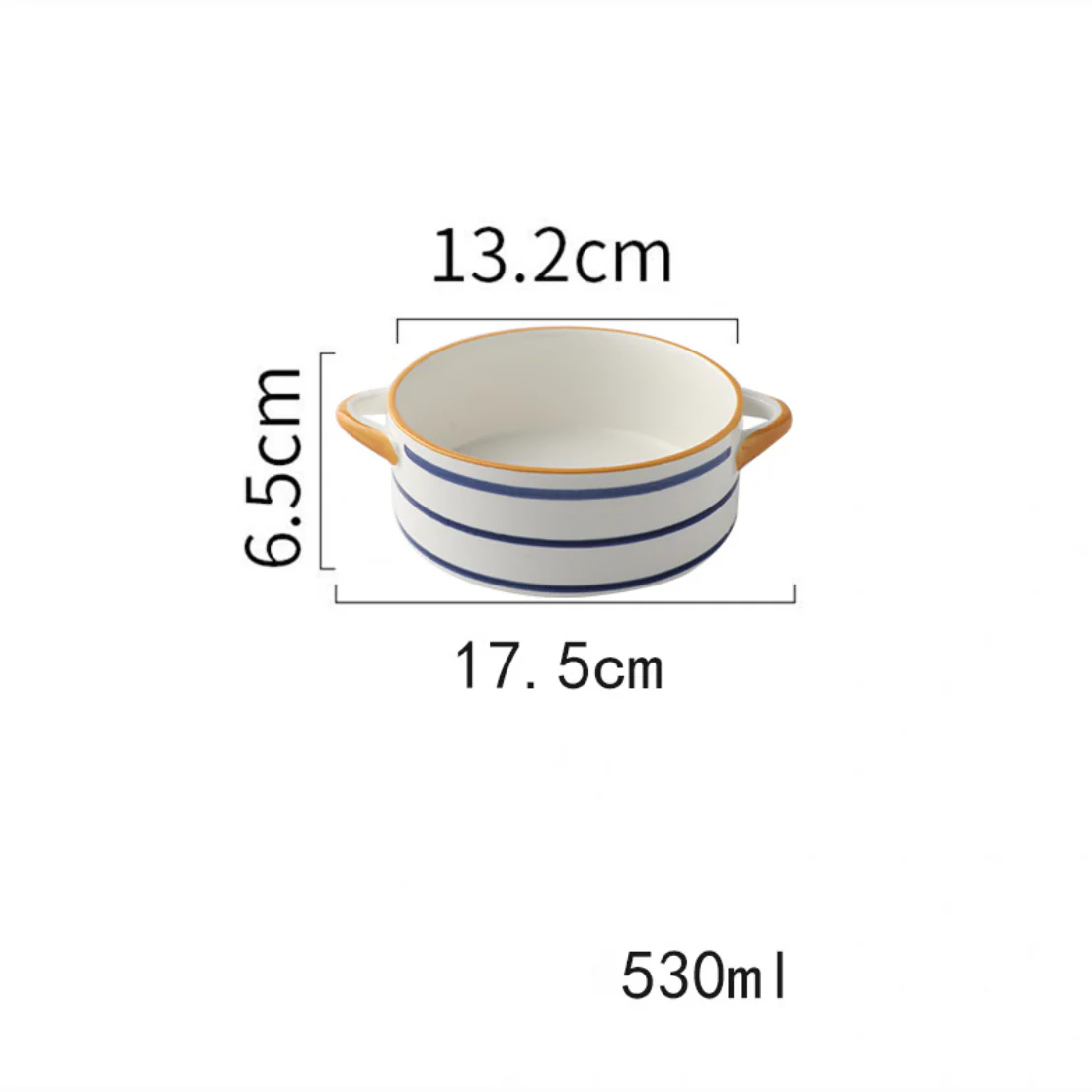 Serving Bowl With Handles Nitori Small - Image 5