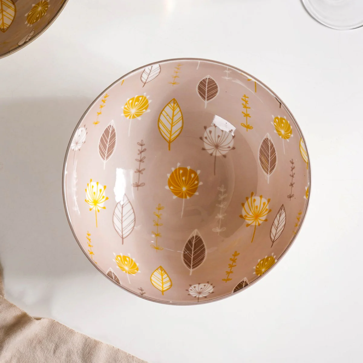 Set Of 2 Dandelion Serving Bowls 1650ml - Image 3