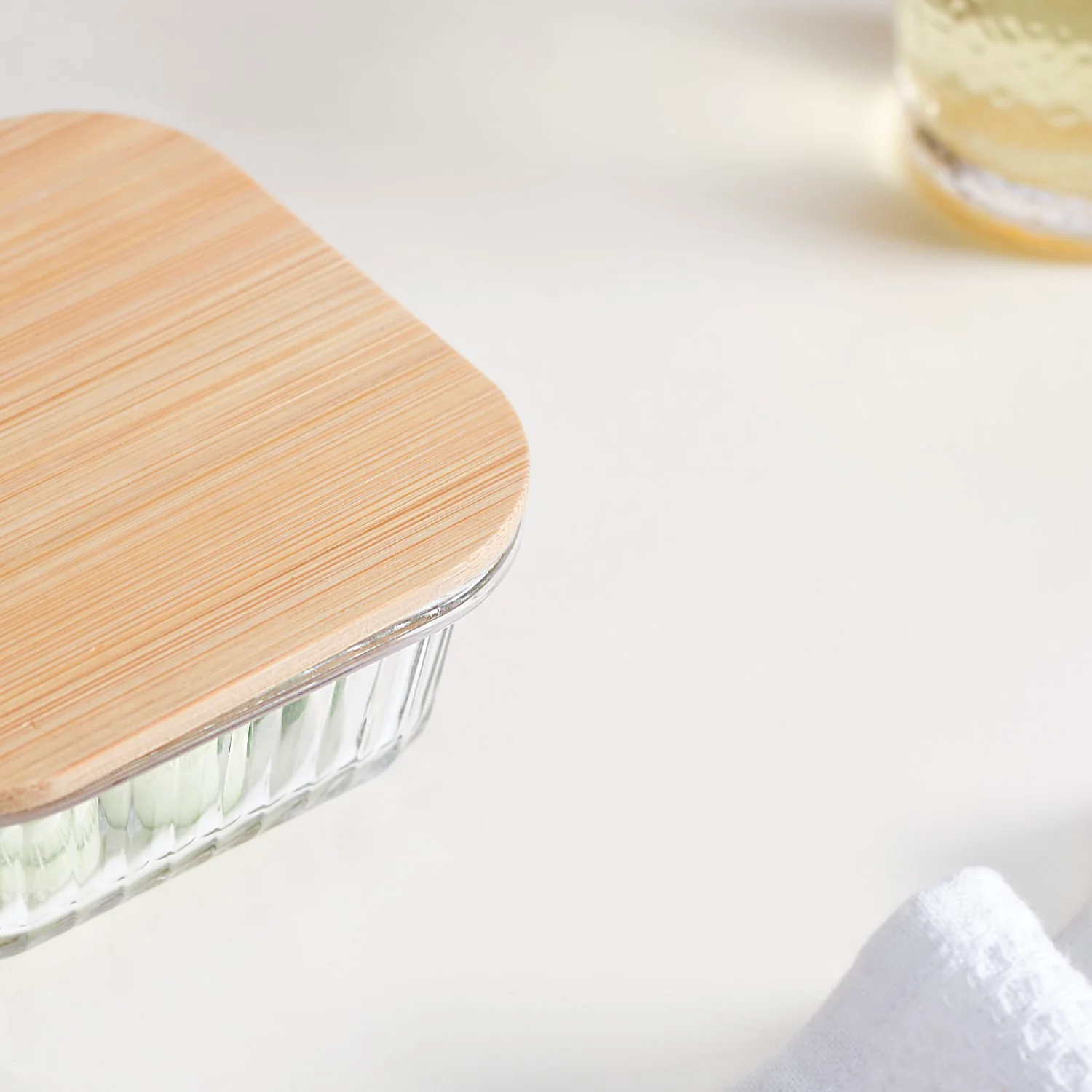 Set Of 2 Glass Tiffin Box With Bamboo Lid 300ml - Image 10