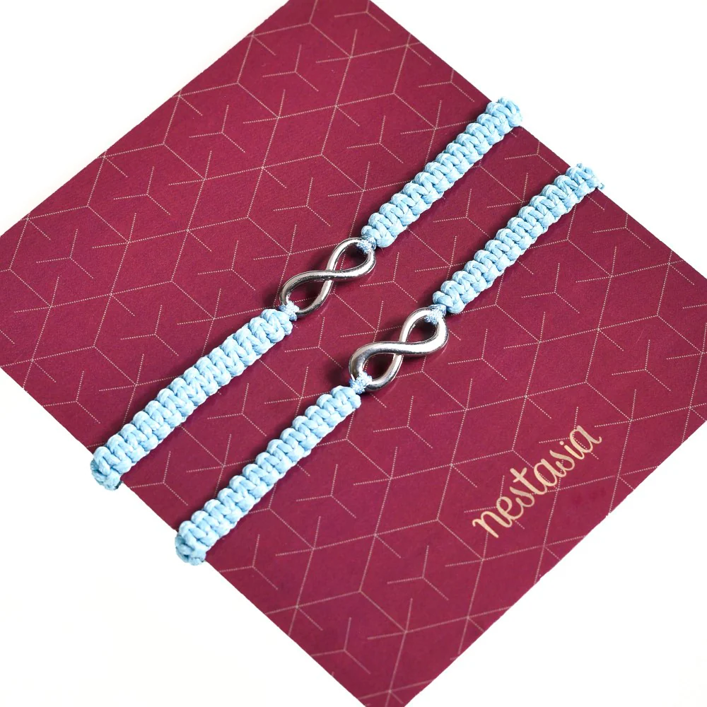 Set Of 2 Infinity Charm Bracelet - Image 3