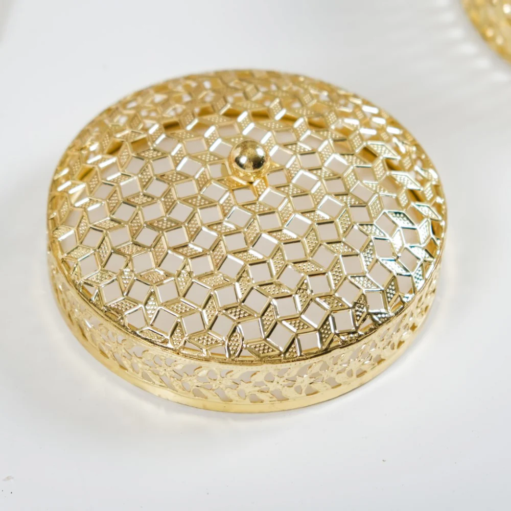 Set Of 2 Ornate Dry Fruit Box Gold - Image 12