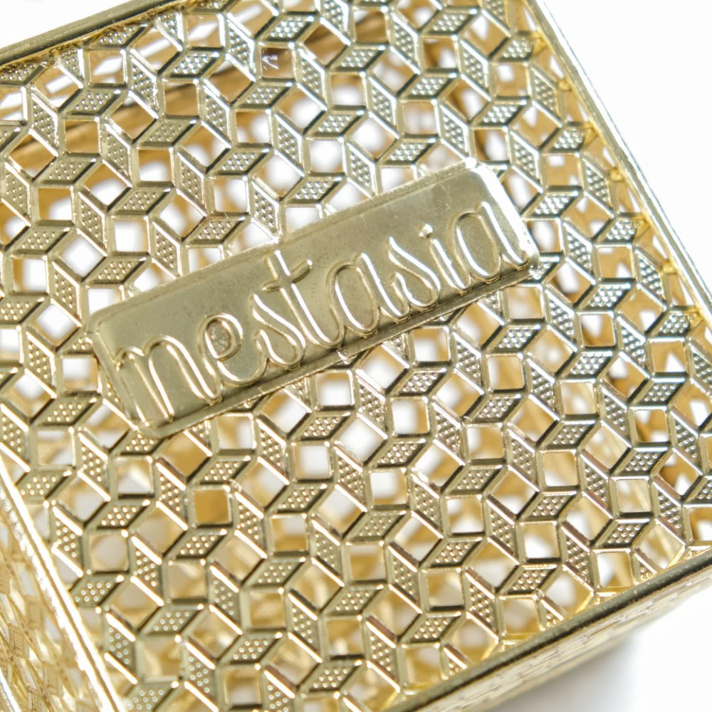 Set of 2 Vintage Jewellery Box Gold - Image 11