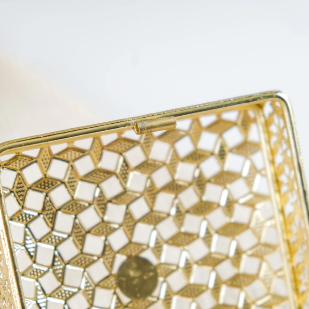 Set of 2 Vintage Jewellery Box Gold - Image 18