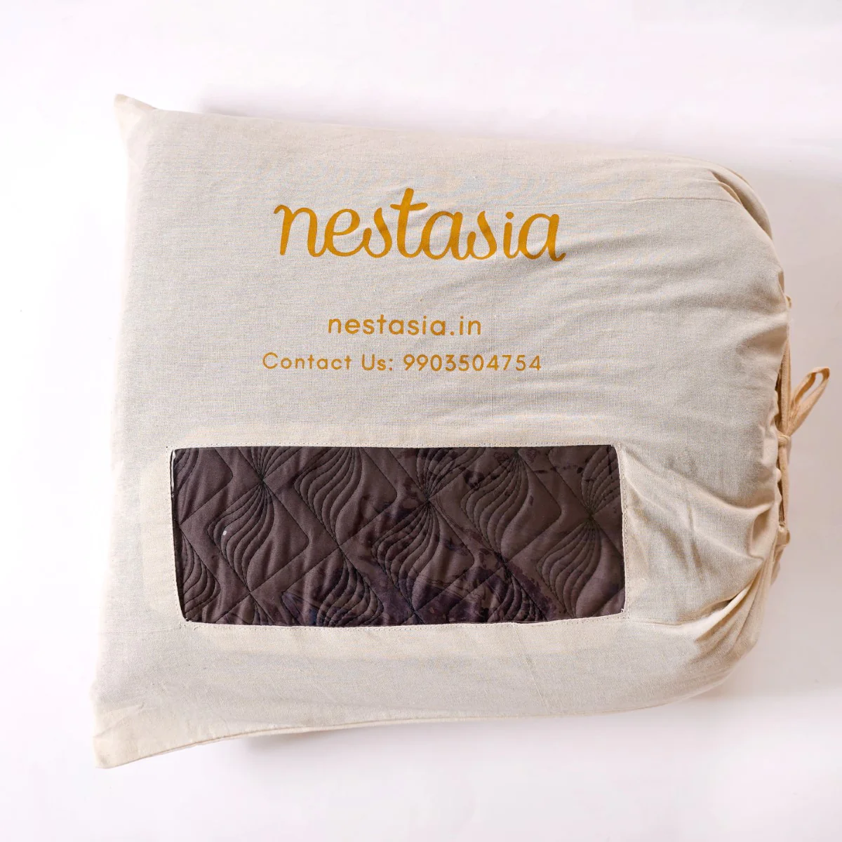 Set Of 3 Cotton King Size Bed Cover And Pillowcases - Image 10
