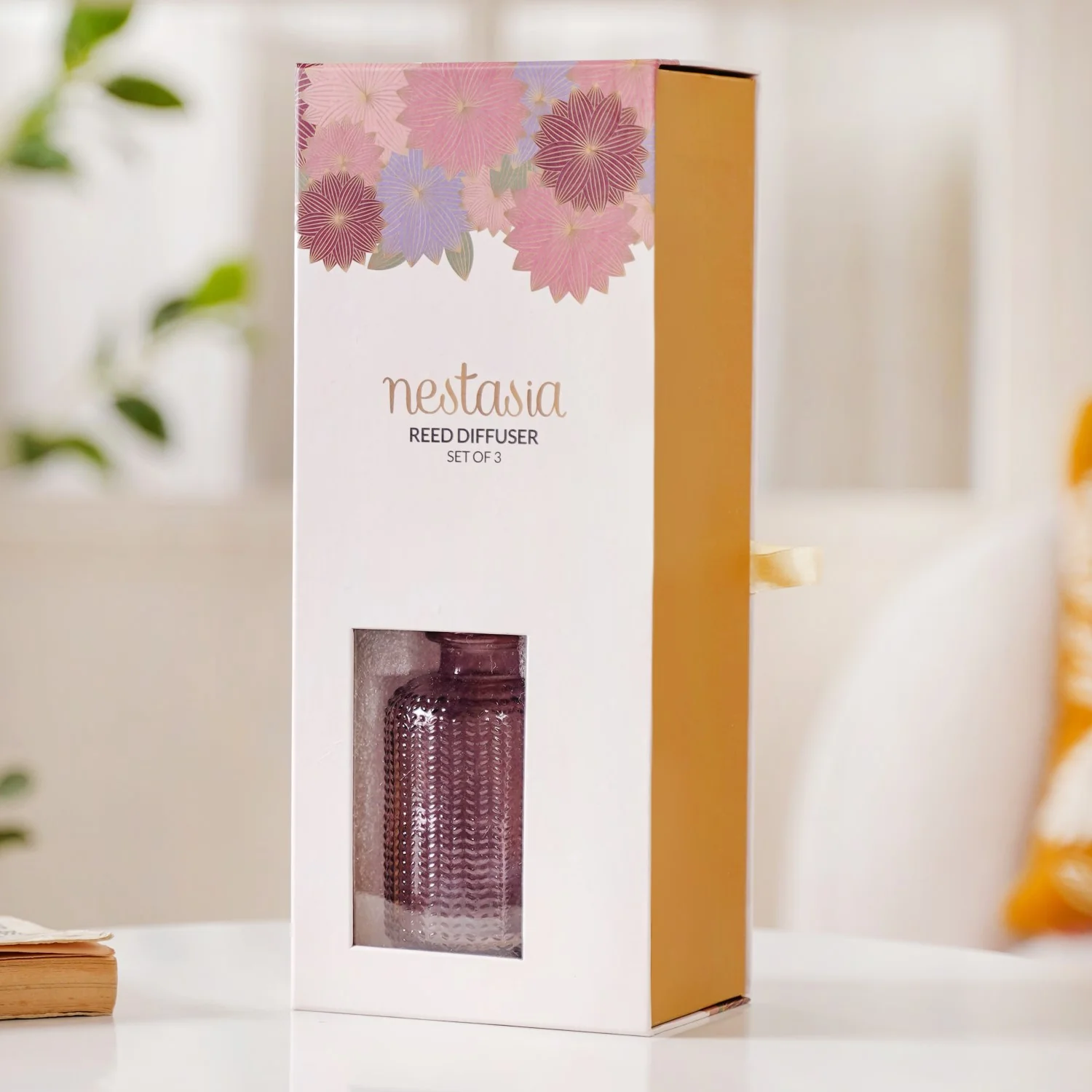 Set Of 3 Musked Aura Fragrance Bottle And Reed Diffuser - Image 9