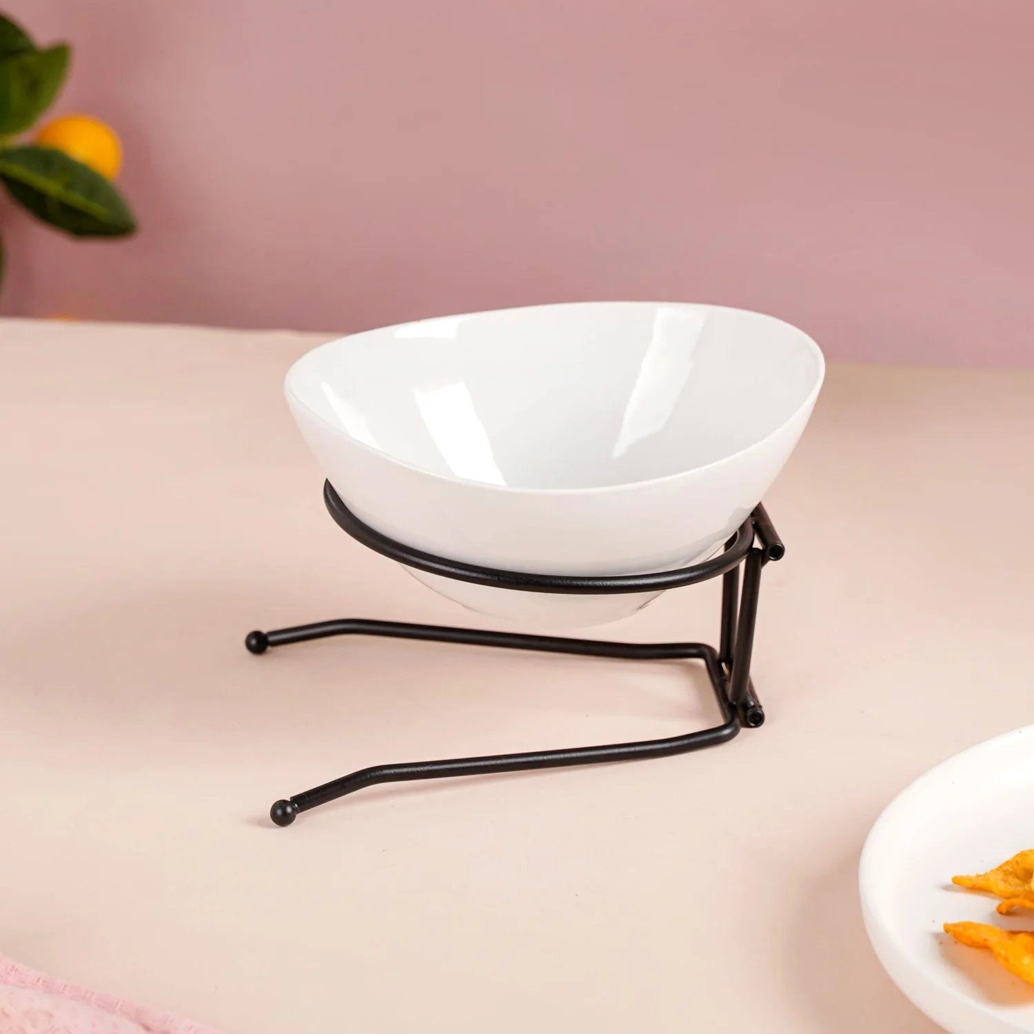 Set Of 3 Serving Bowls With Stands - Image 8