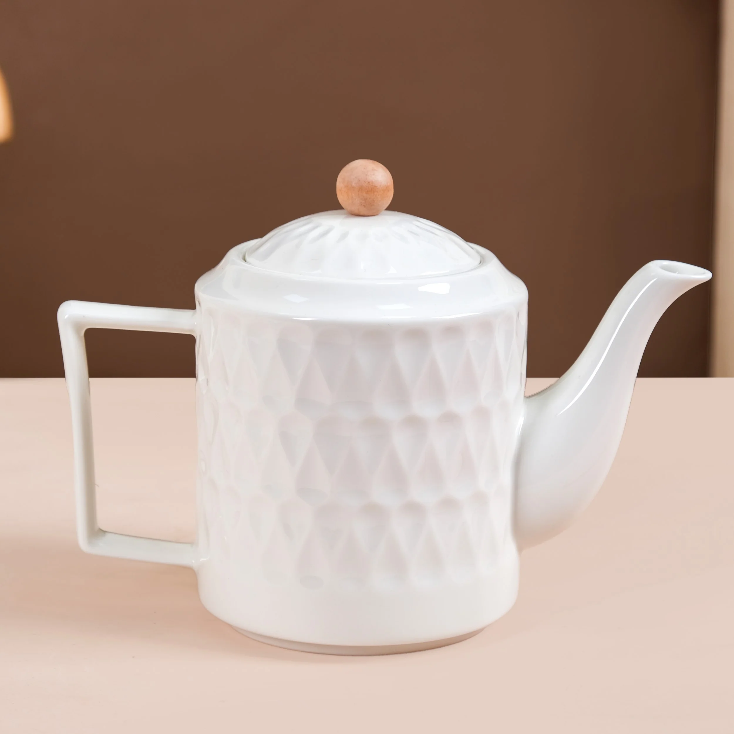 Set Of 4 Chic Teacups With Tea Kettle And Serving Tray - Image 6