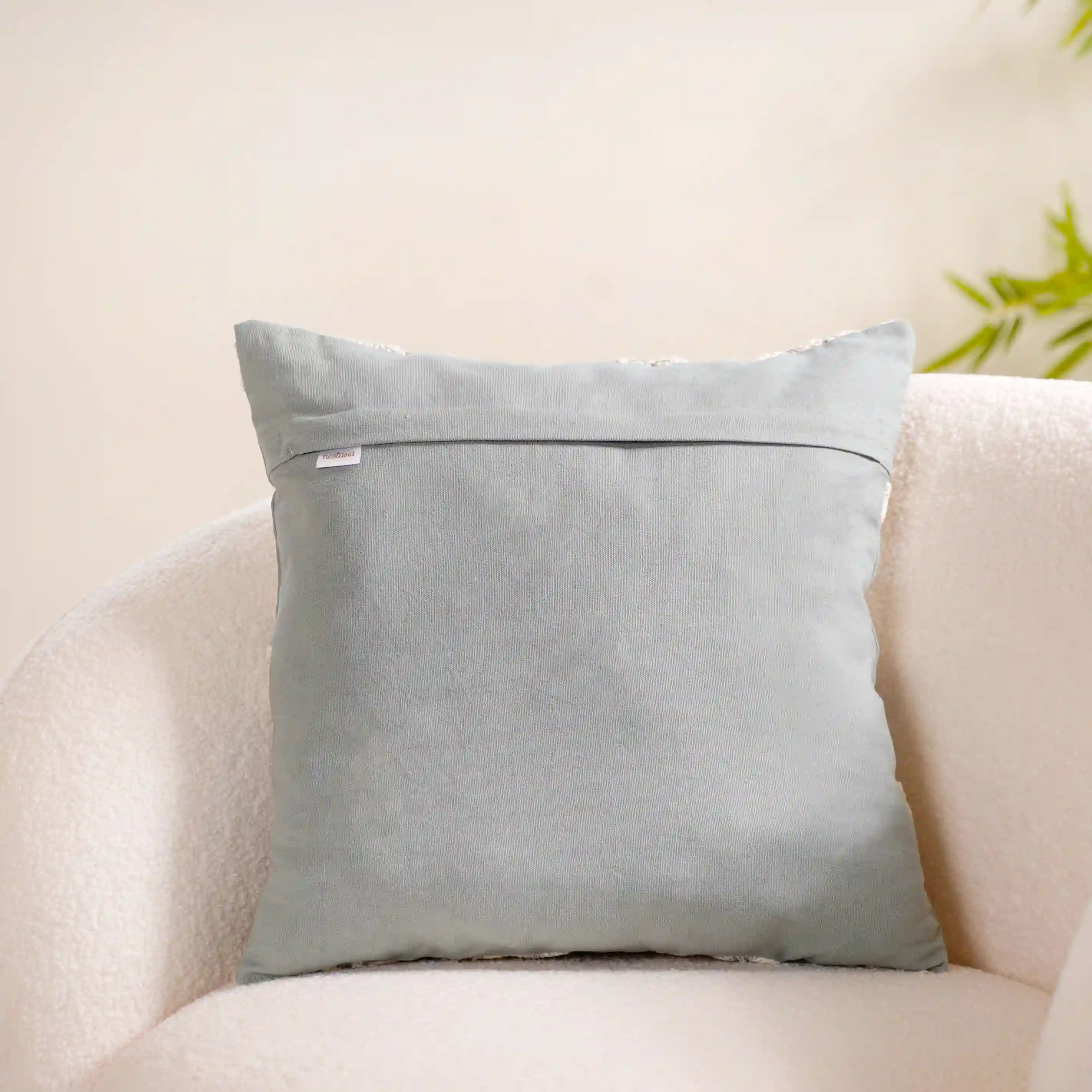 Set Of 4 Colourful Floral Embroidered Cushion Cover 16x16 Inch - Image 13