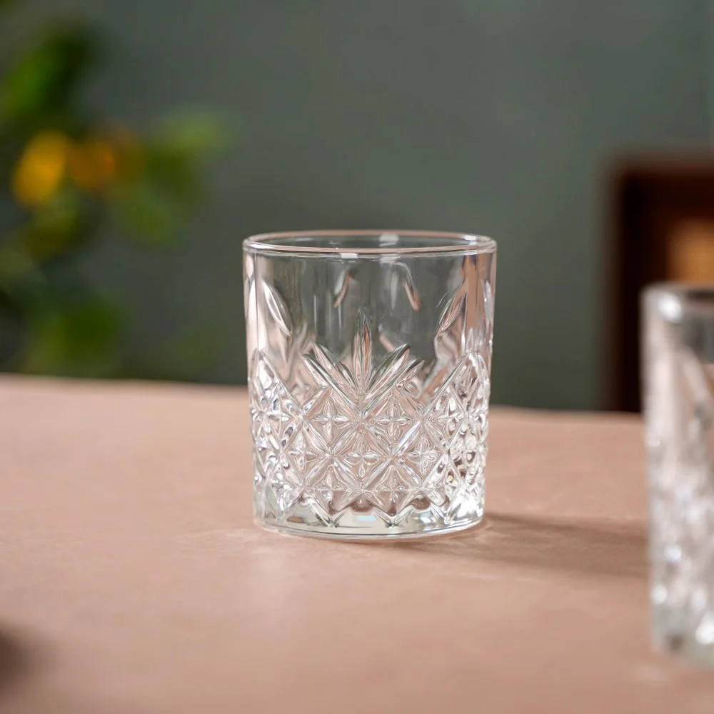 Set Of 6 Cut Glass Whiskey Glass 300ml - Image 5