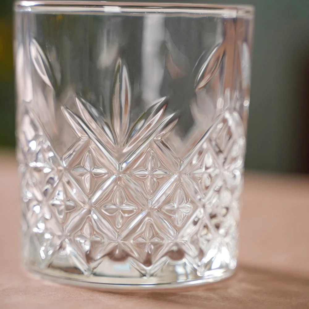 Set Of 6 Cut Glass Whiskey Glass 300ml - Image 6