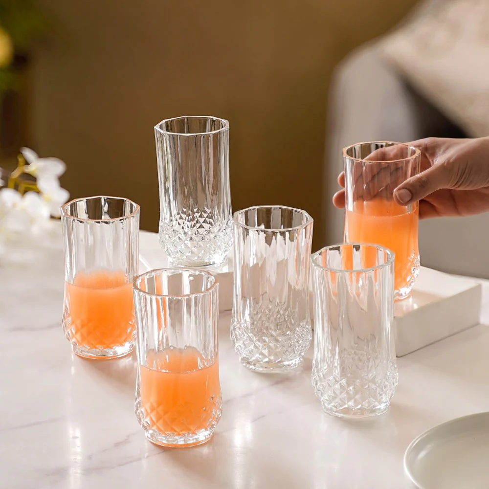 Set of 6 Highball Glass Tumbler 230ml - Image 2