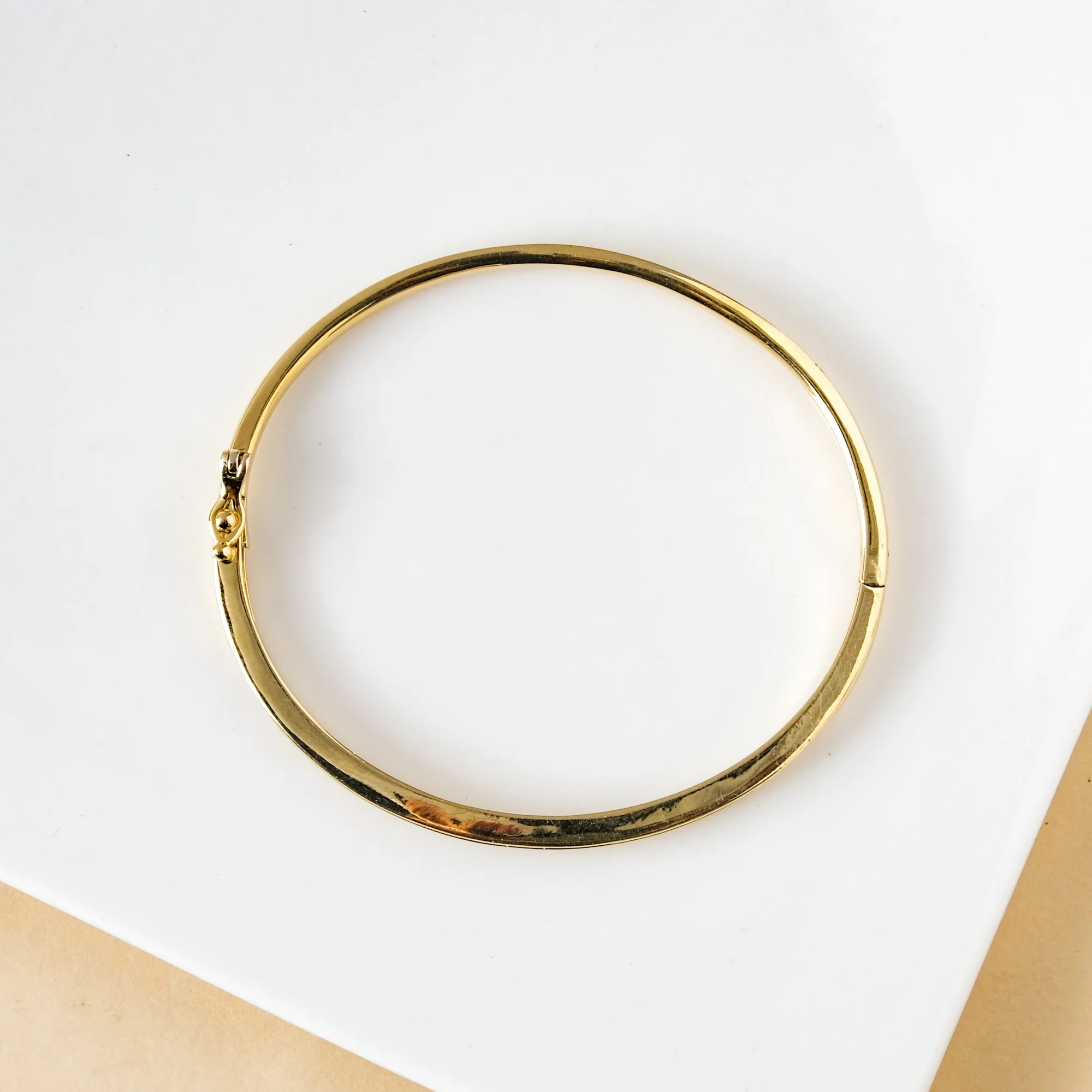 Shimmery Diamond Gold Bracelet - Image 6