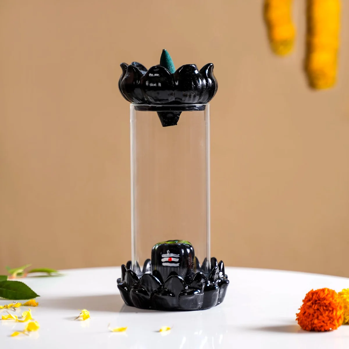 Shivling Fountain Incense Holder - Image 11