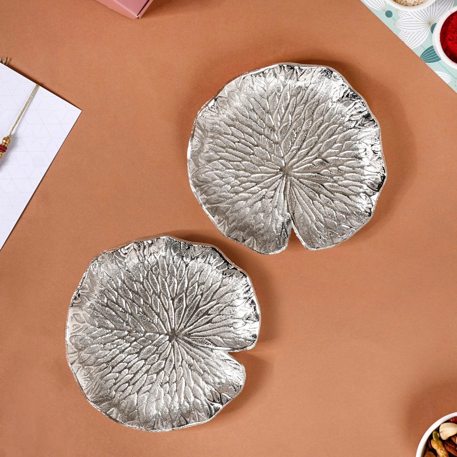 Silver Lotus Raksha Bandhan Hamper - Image 3