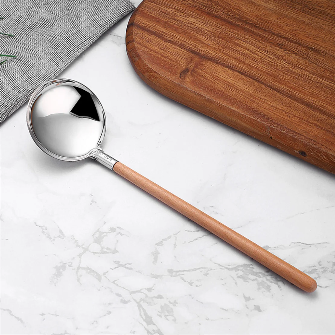 Silver Serving Spoon Set - Image 4