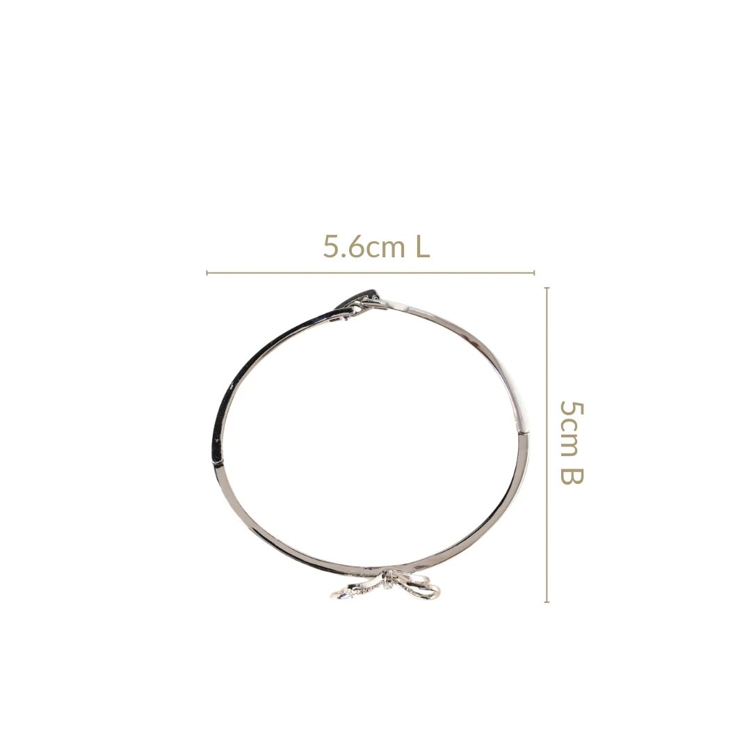 Silvery Shine Knot Bracelet - Image 3