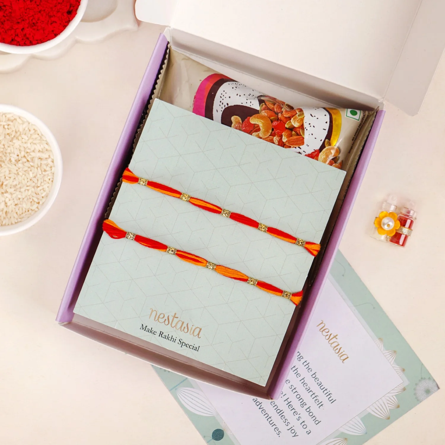Simply Traditional Rakhi Gift Set - Image 2