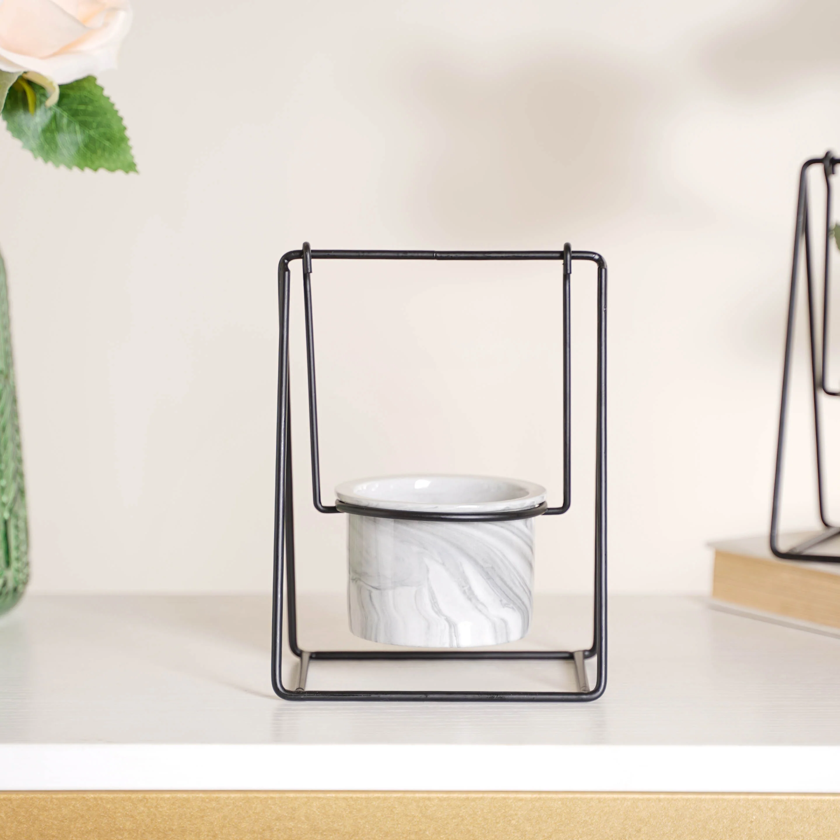 Single Swing Ceramic Flowering Pot - Image 5