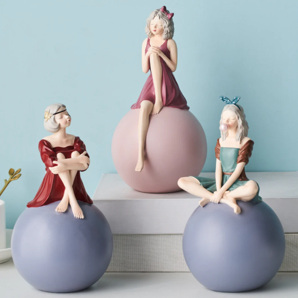 Sitting Girl Decor - Image 3