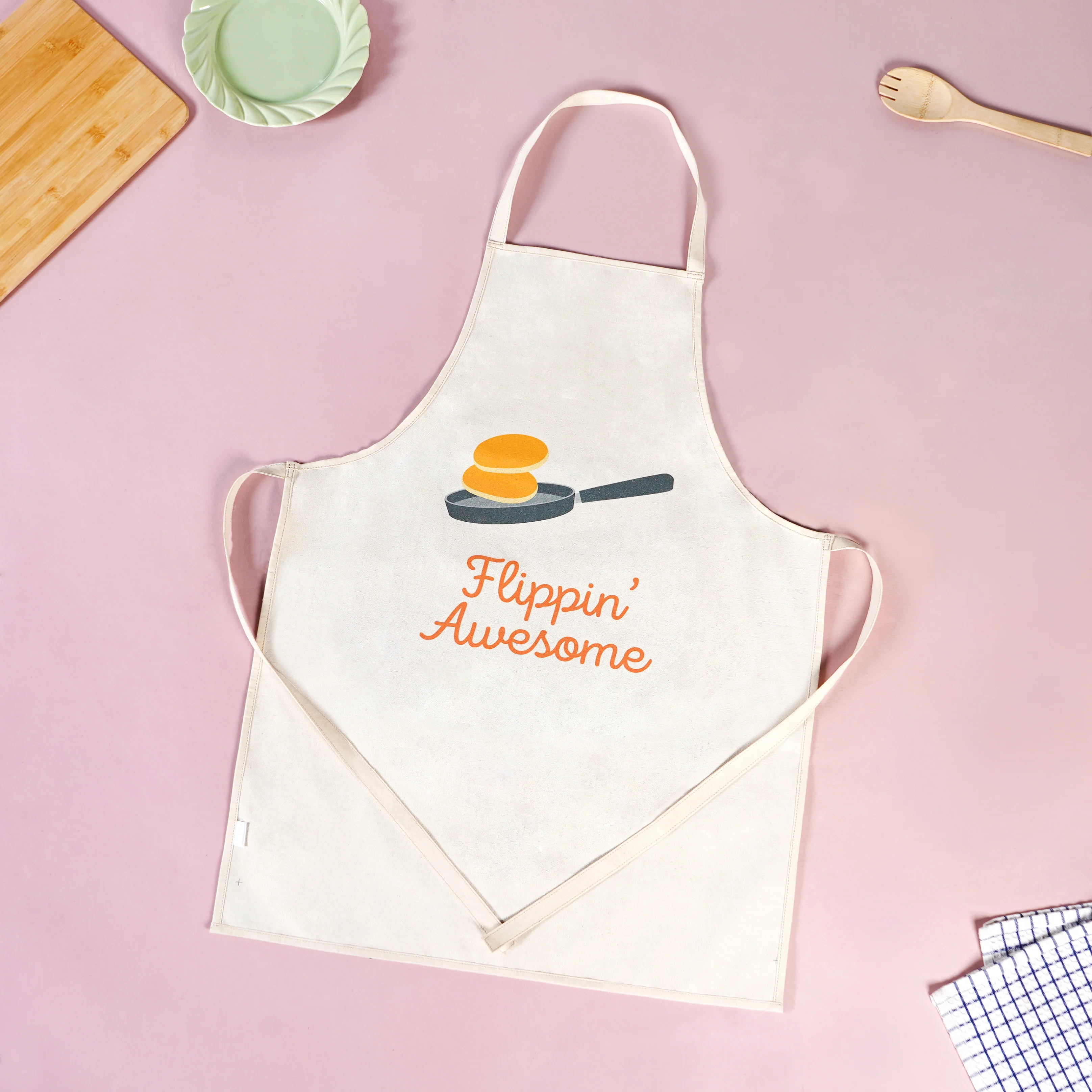 Sizzlin And Flippin Couple Apron Set Of 2 - Image 6