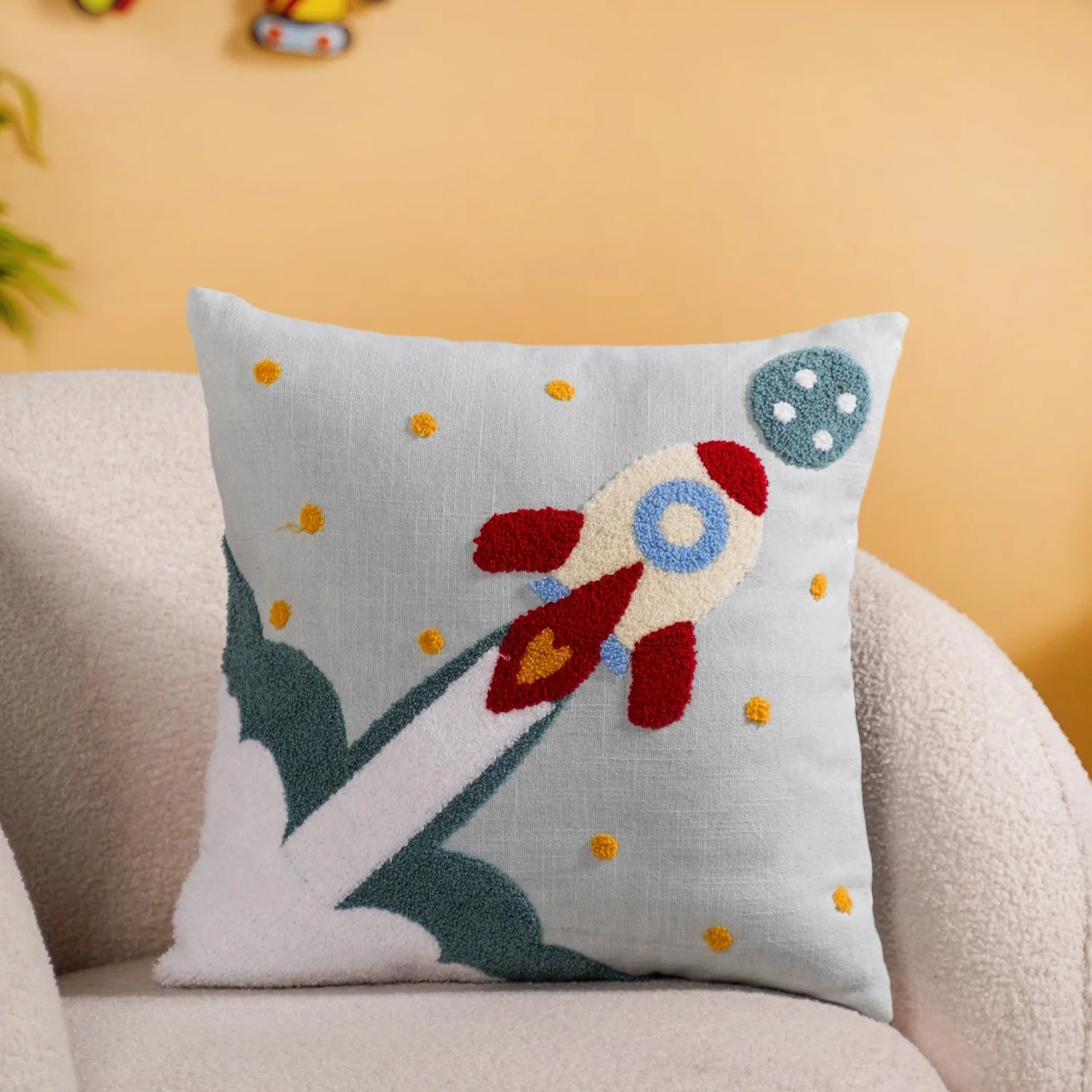 Sky Wanderer Kids Room Cushion Cover Set Of 2 40x40cm - Image 6