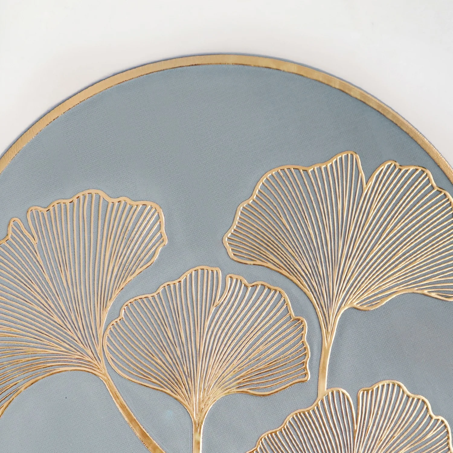 Slate Grey Ginkgo Placemats Set Of 6 - Image 6