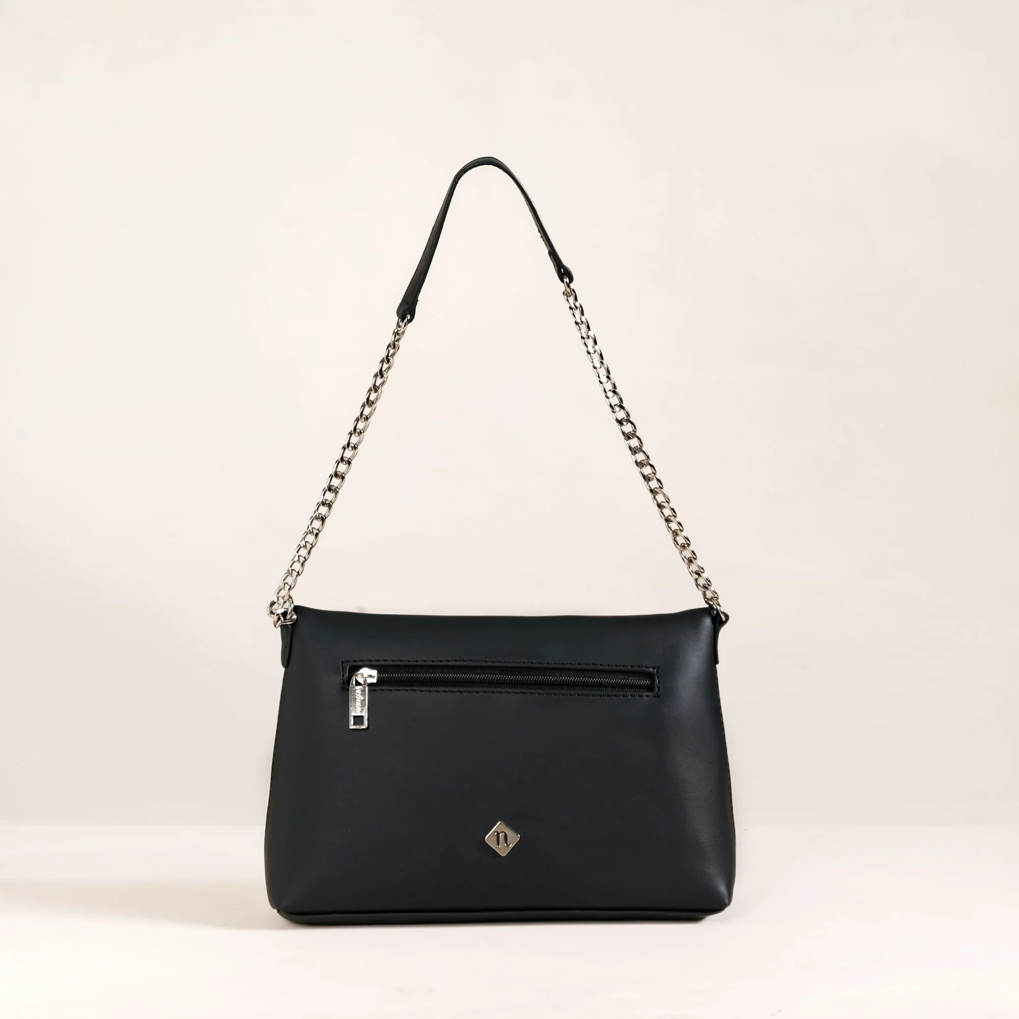 Sleek Black Shoulder Bag For Women - Image 12