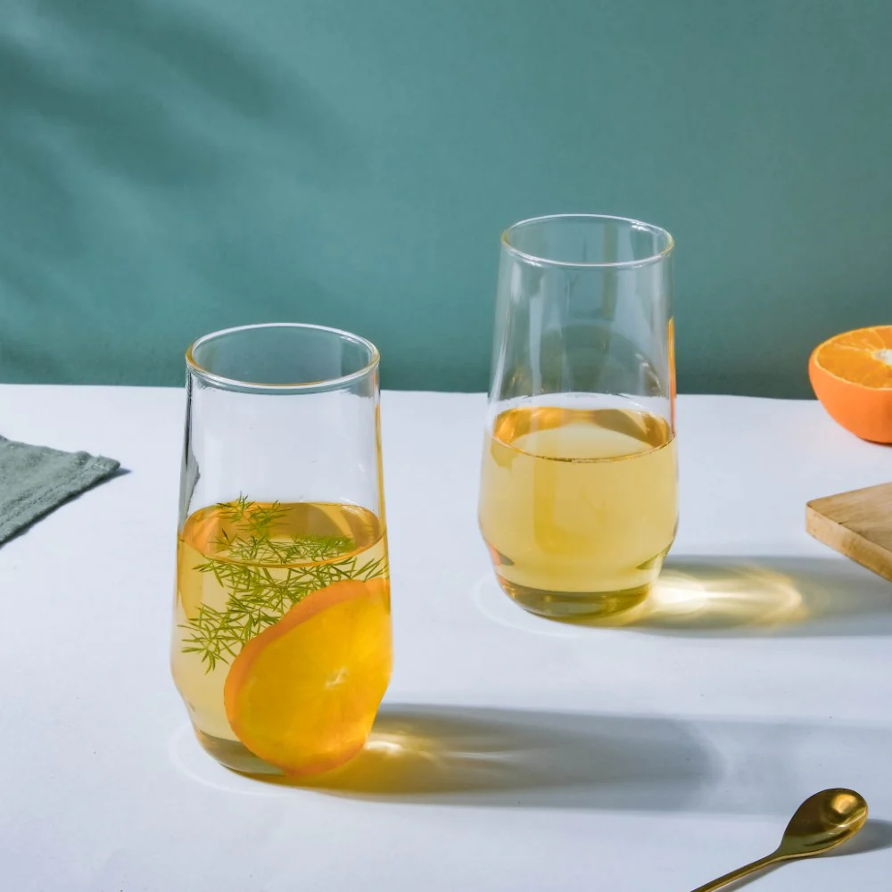 Sleek Glass Tumbler Set of 2 - Image 6
