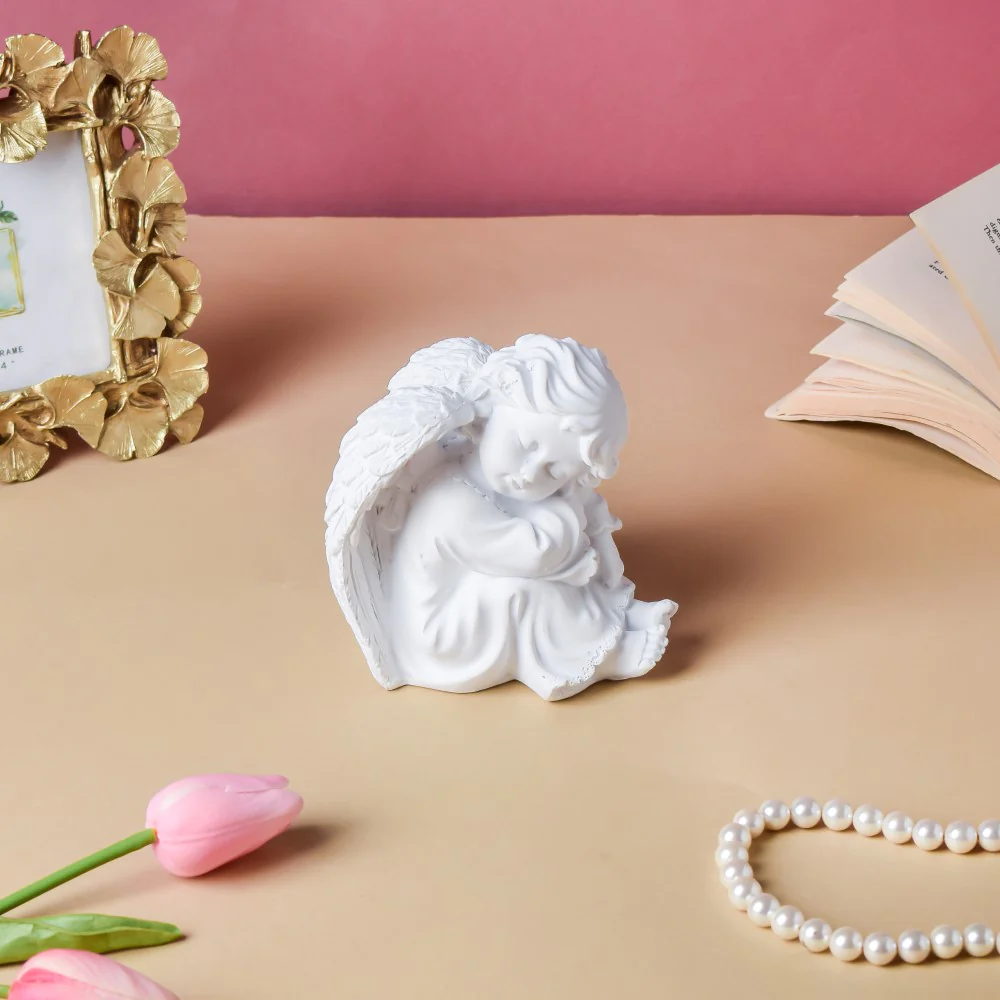 Sleeping Angel Statue Right - Image 6