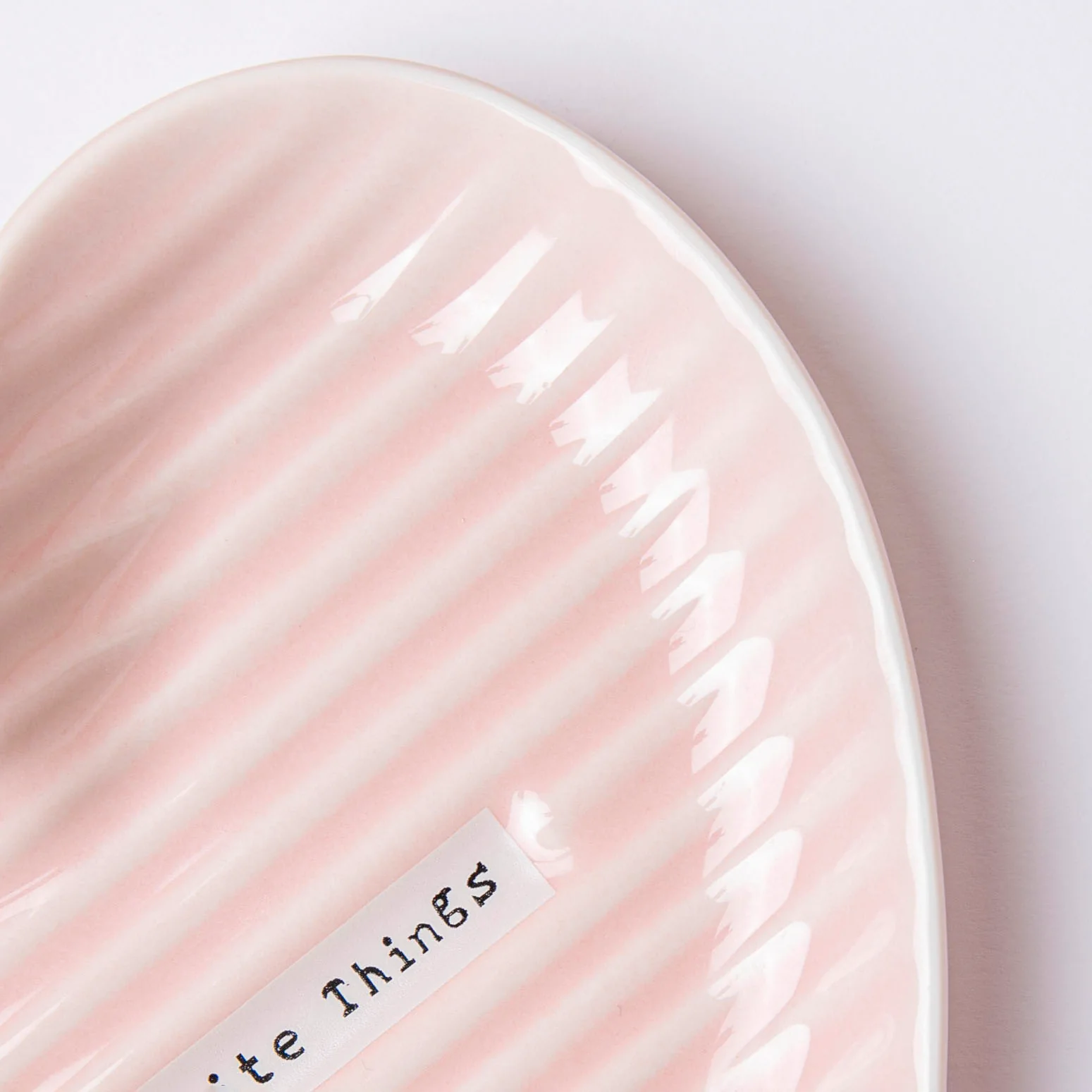 Small Heart Starter Plate Pink - Image 5