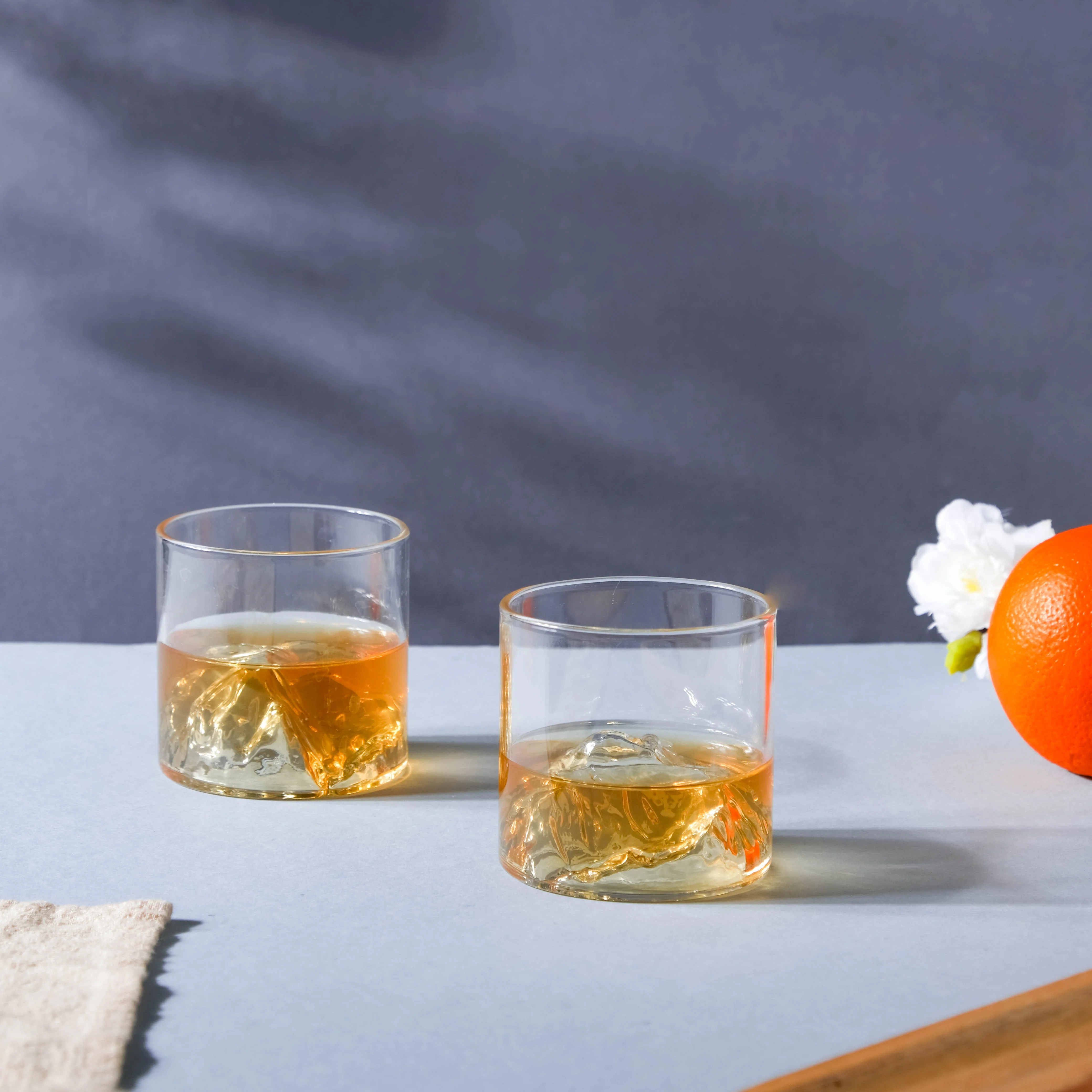 Small Iceberg Glass Set of 2
