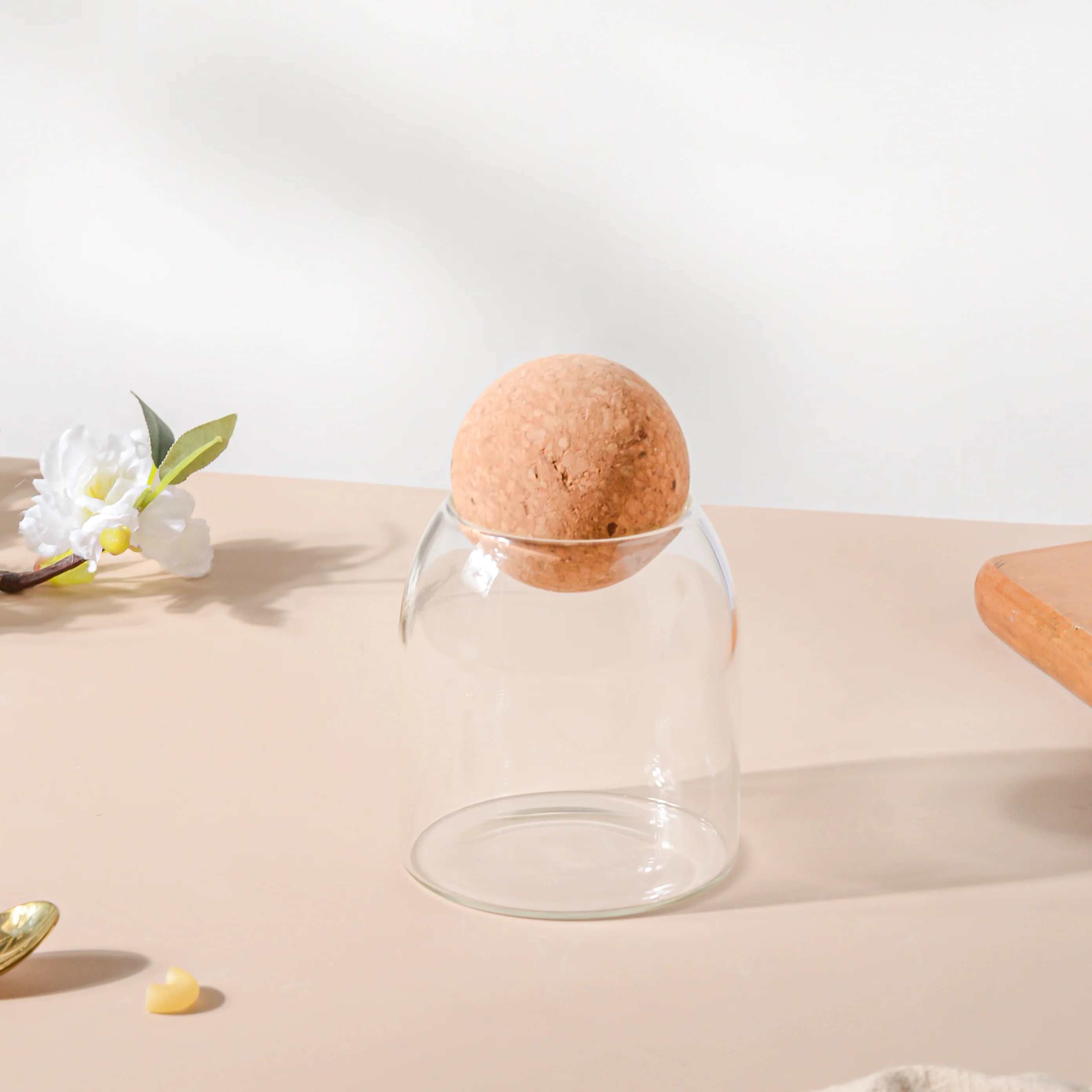 Small Jar with Cork Lid - Image 3