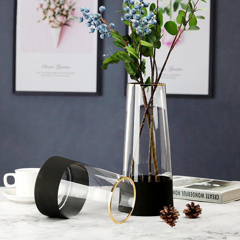 Small Modern Glass Vase - Image 3