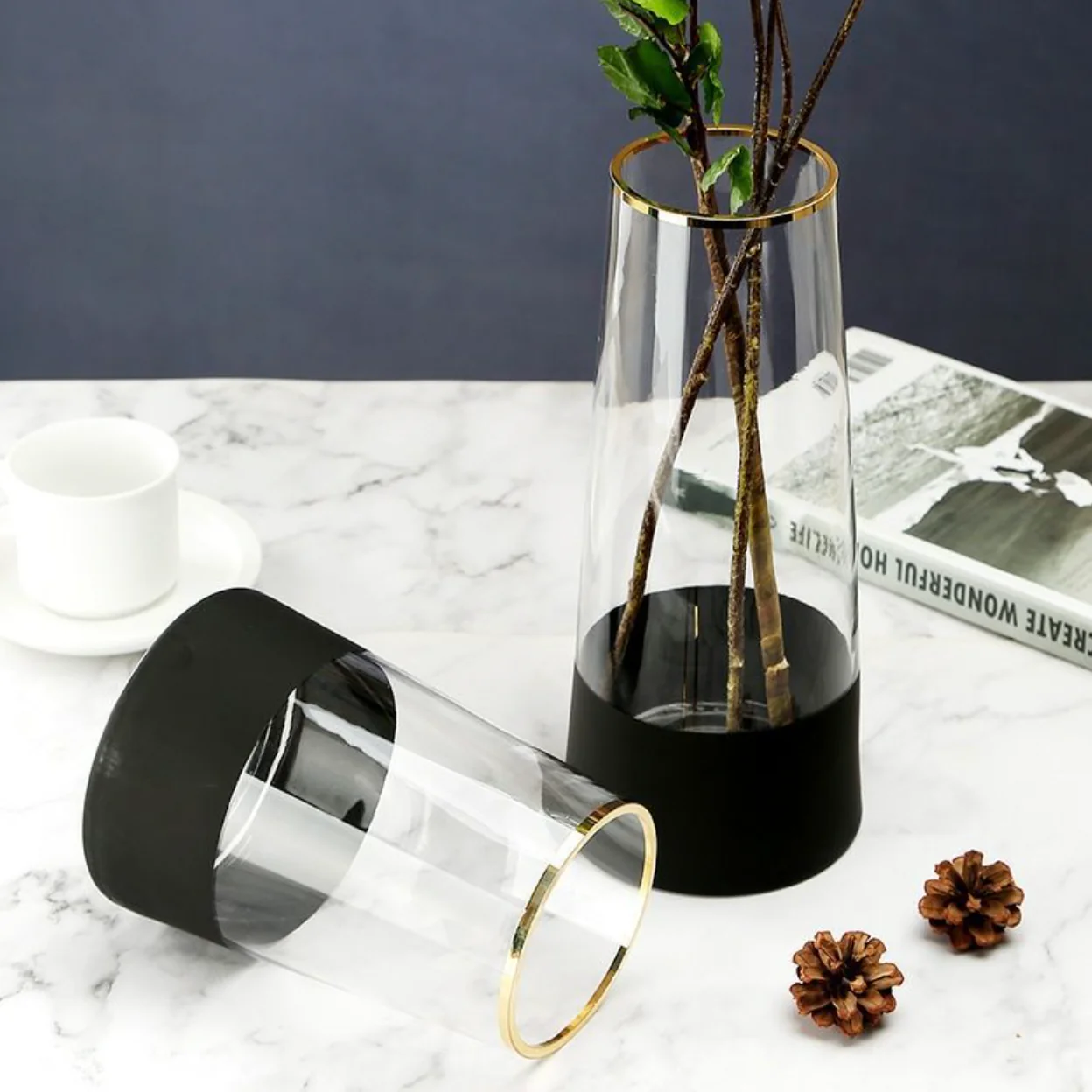 Small Modern Glass Vase - Image 9