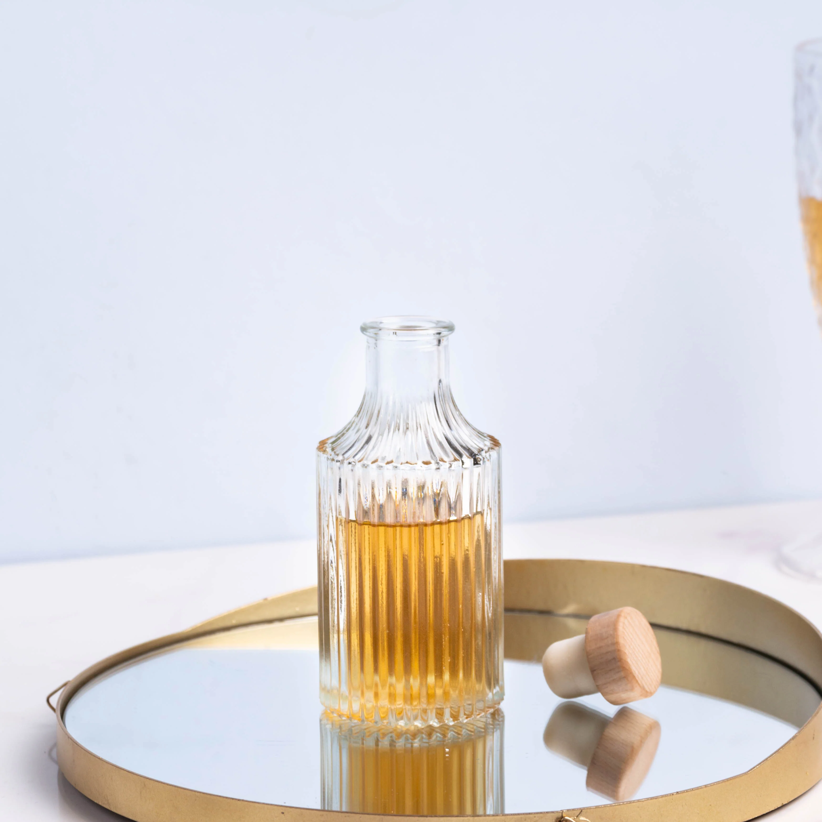 Small Wine Bottle with Cork - Image 5