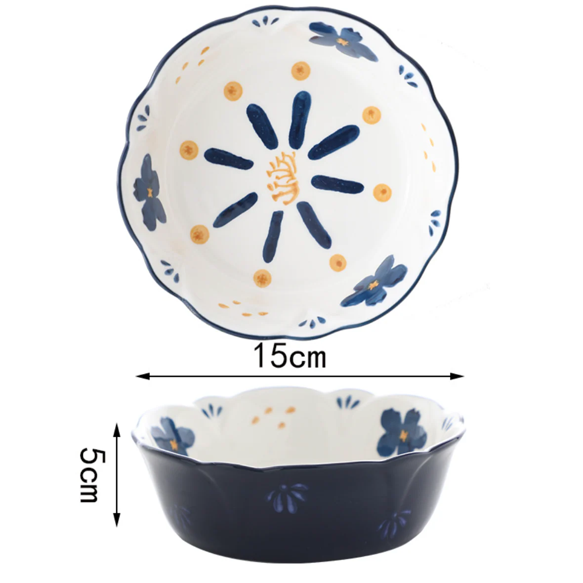 Snack Bowl with Wavy Rim 300 ml - Image 13