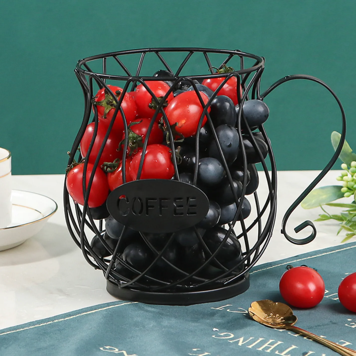 Snacks Basket - Black - Image 2
