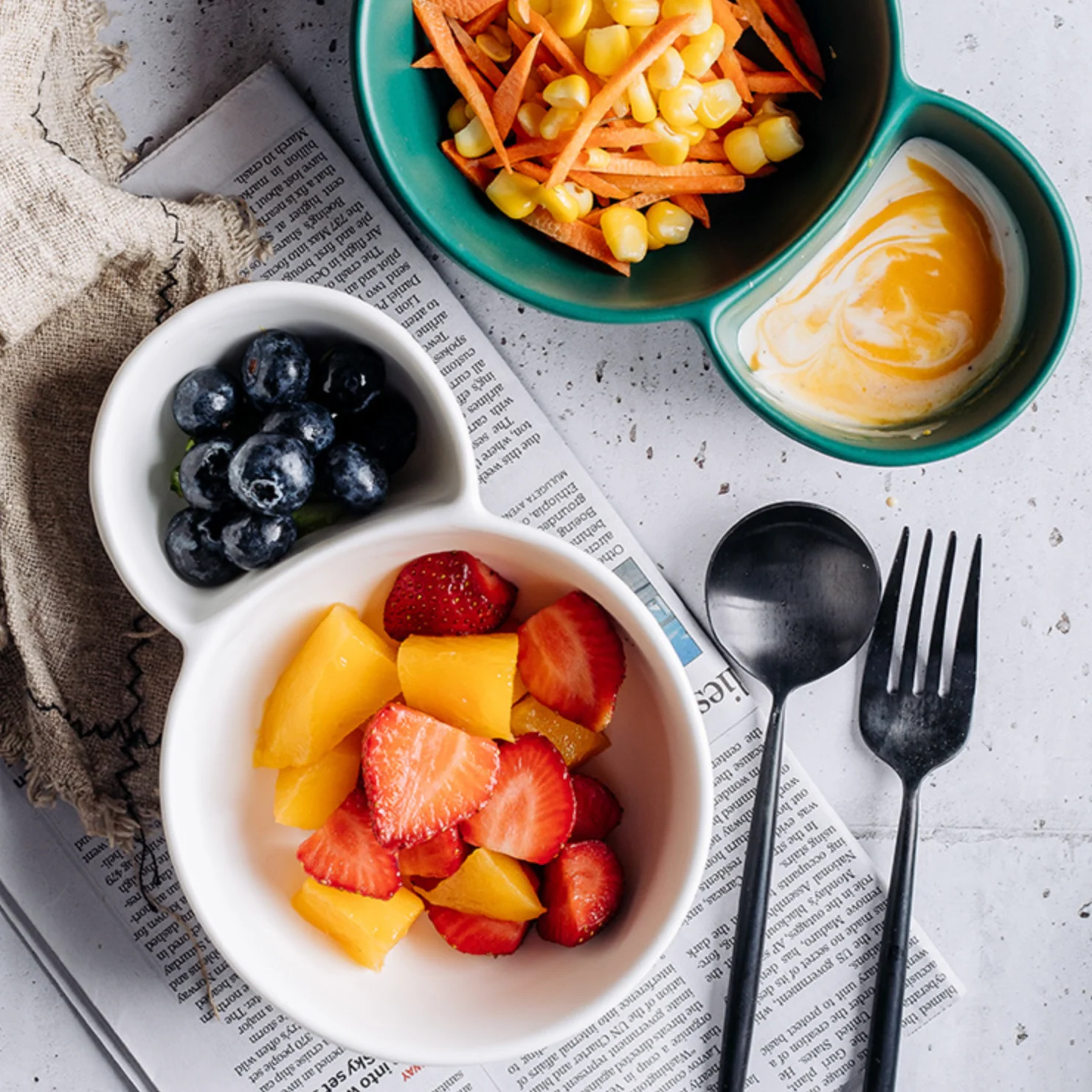 Snacks Bowl White - Image 4
