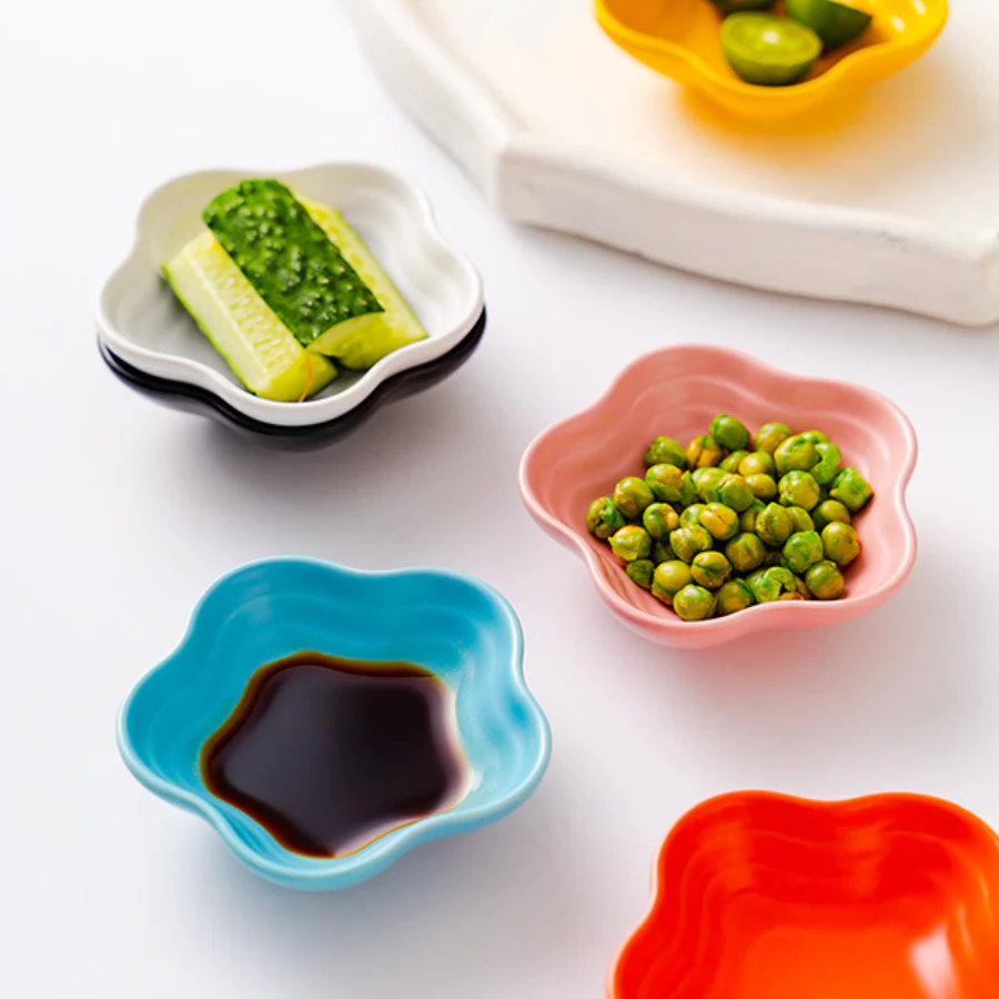 Snow White Floral Dip Bowl - Image 8