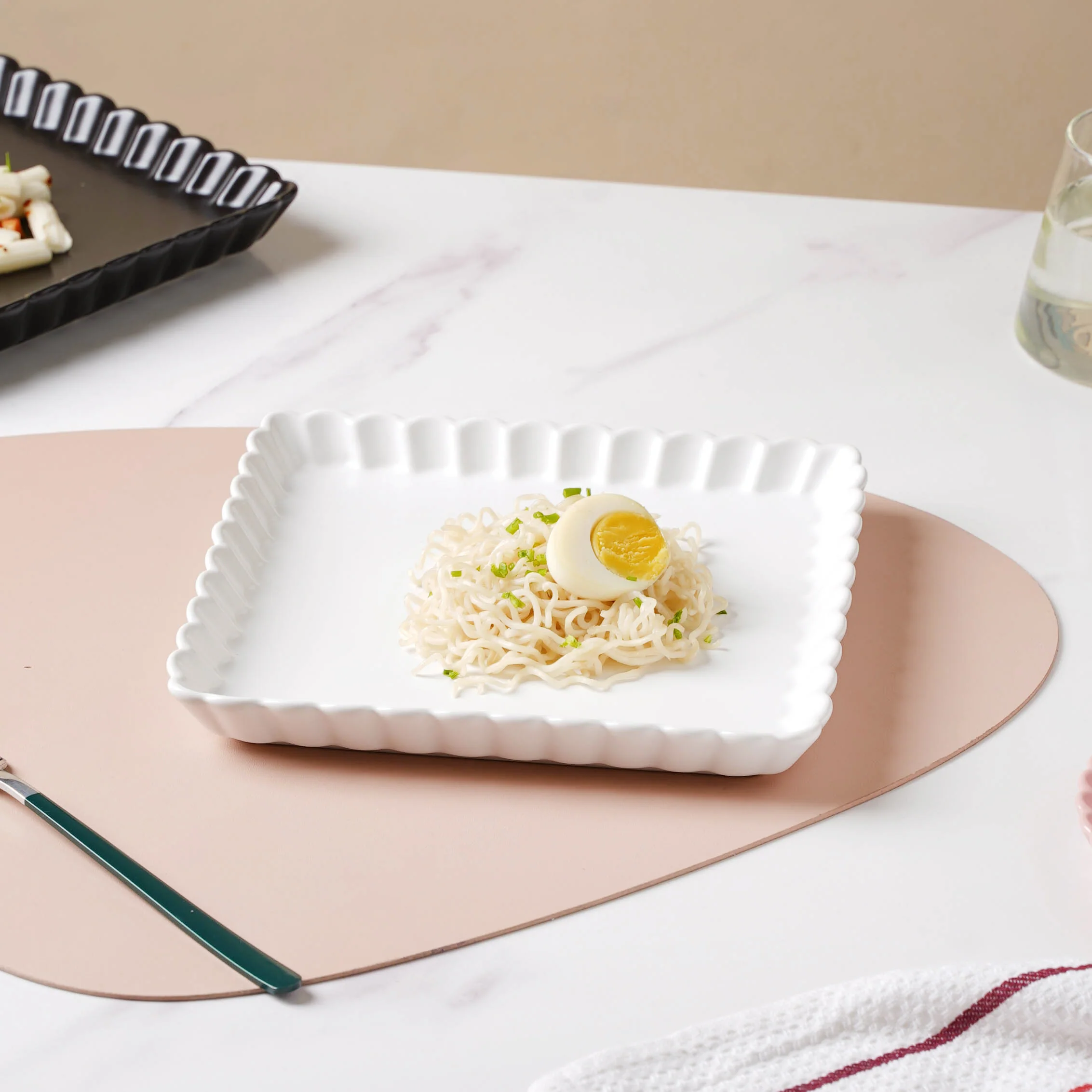 Snow White Square Baking Tray 8 Inch