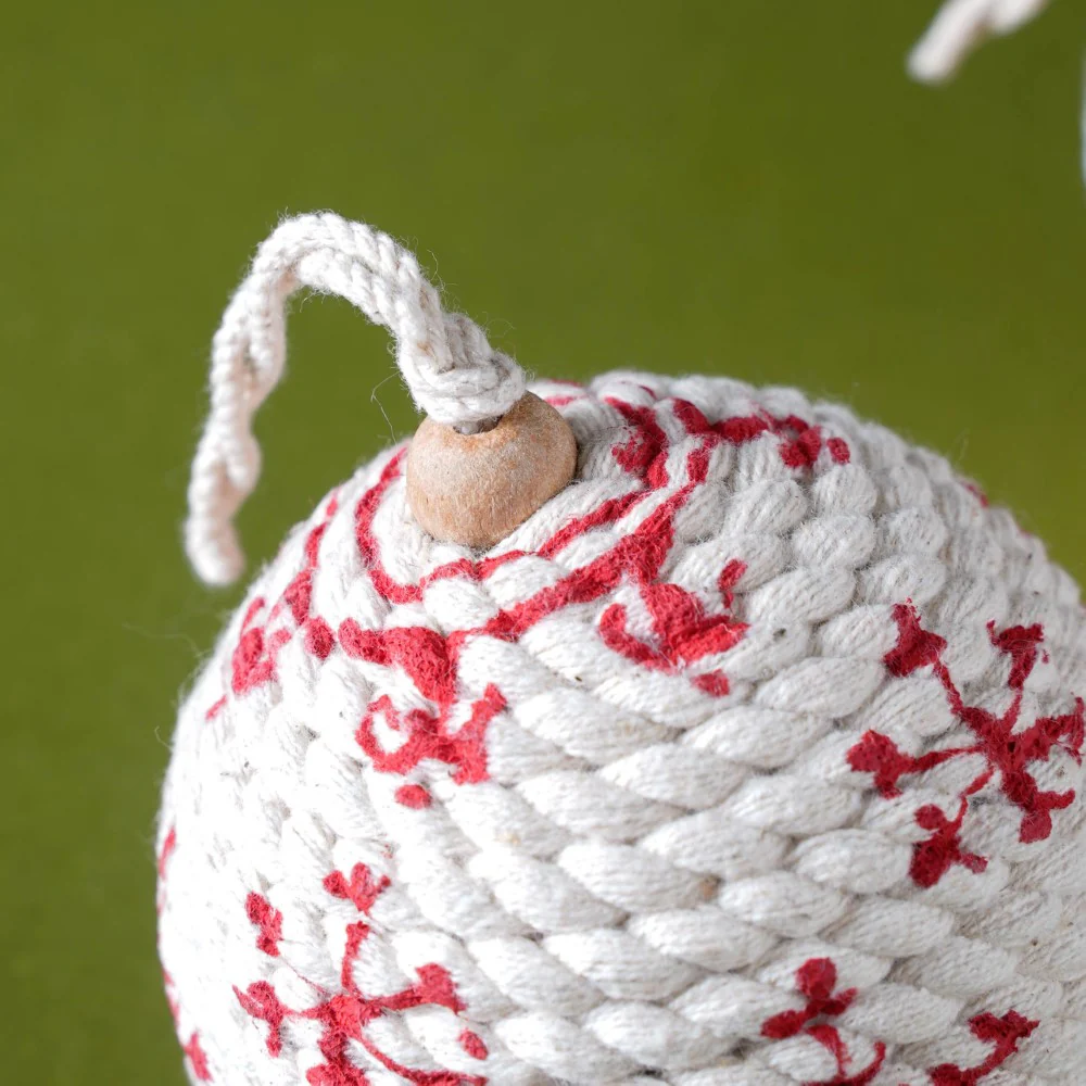 Snowflake Christmas Hanging Ornament Set Of 2 - Image 7