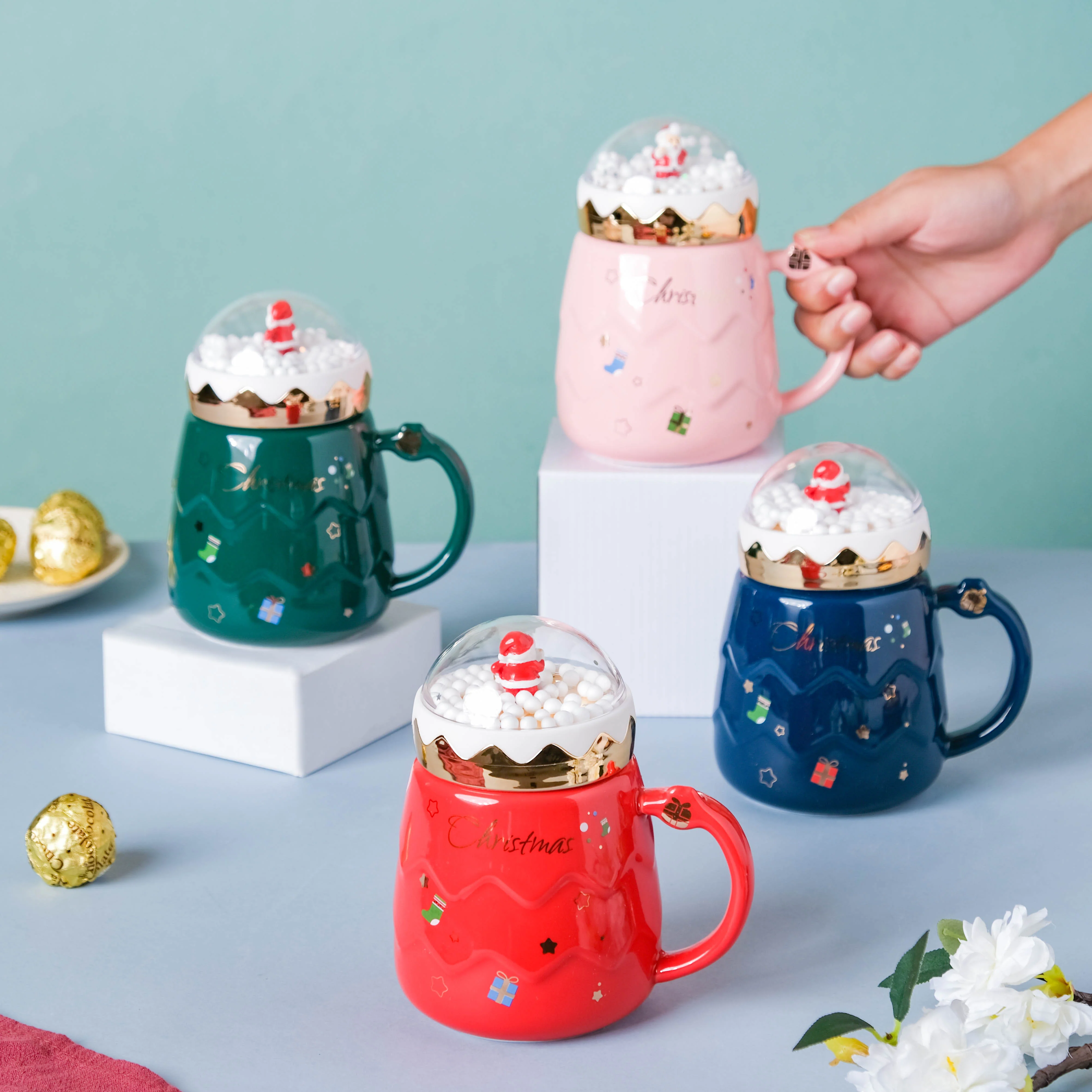 Snowy Christmas Mug - Image 3